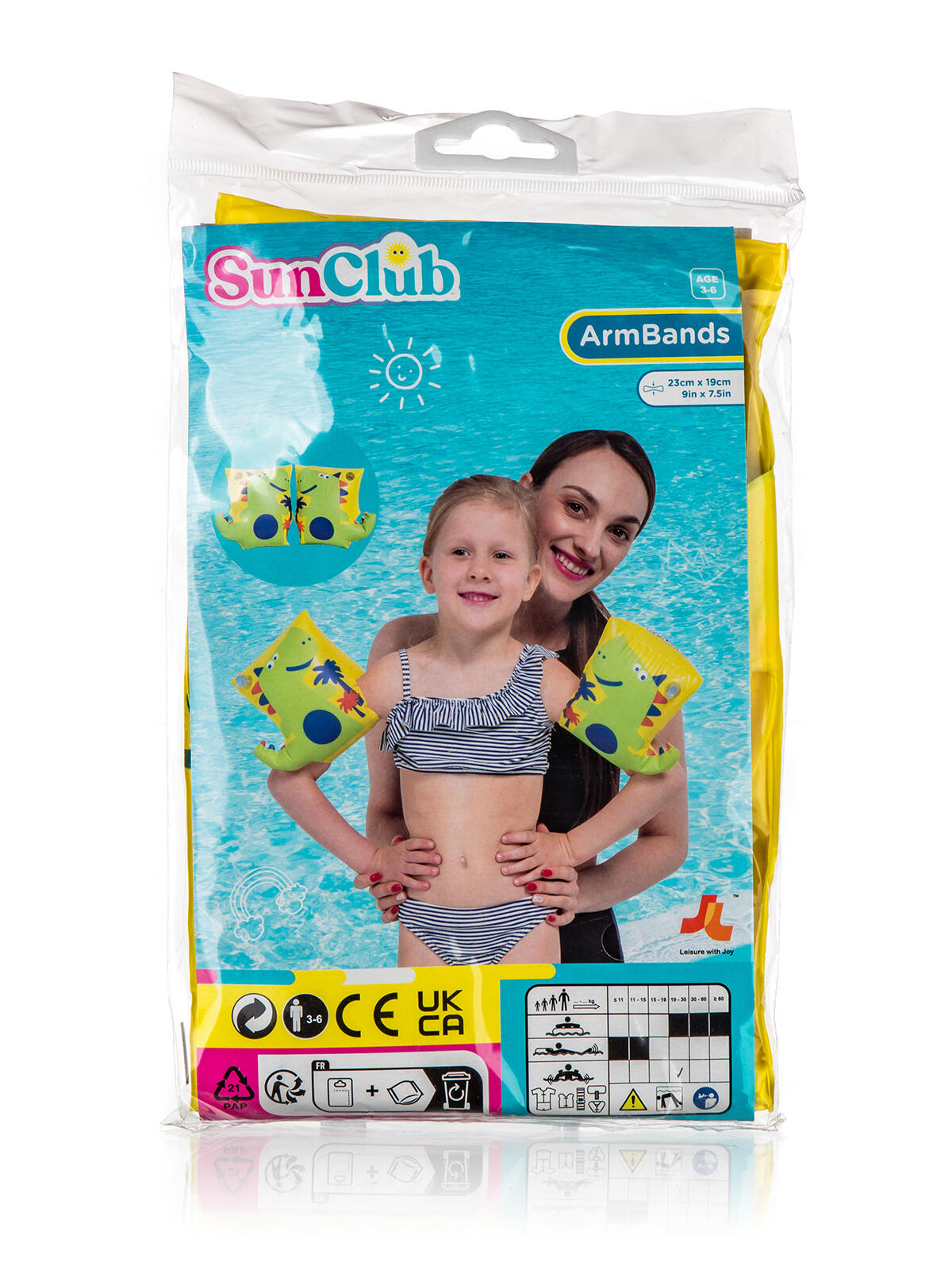 rukávky nafukovací dětské 23x19cm DINO 0.95 Kg MTA MAXMIX Sklad14 266208