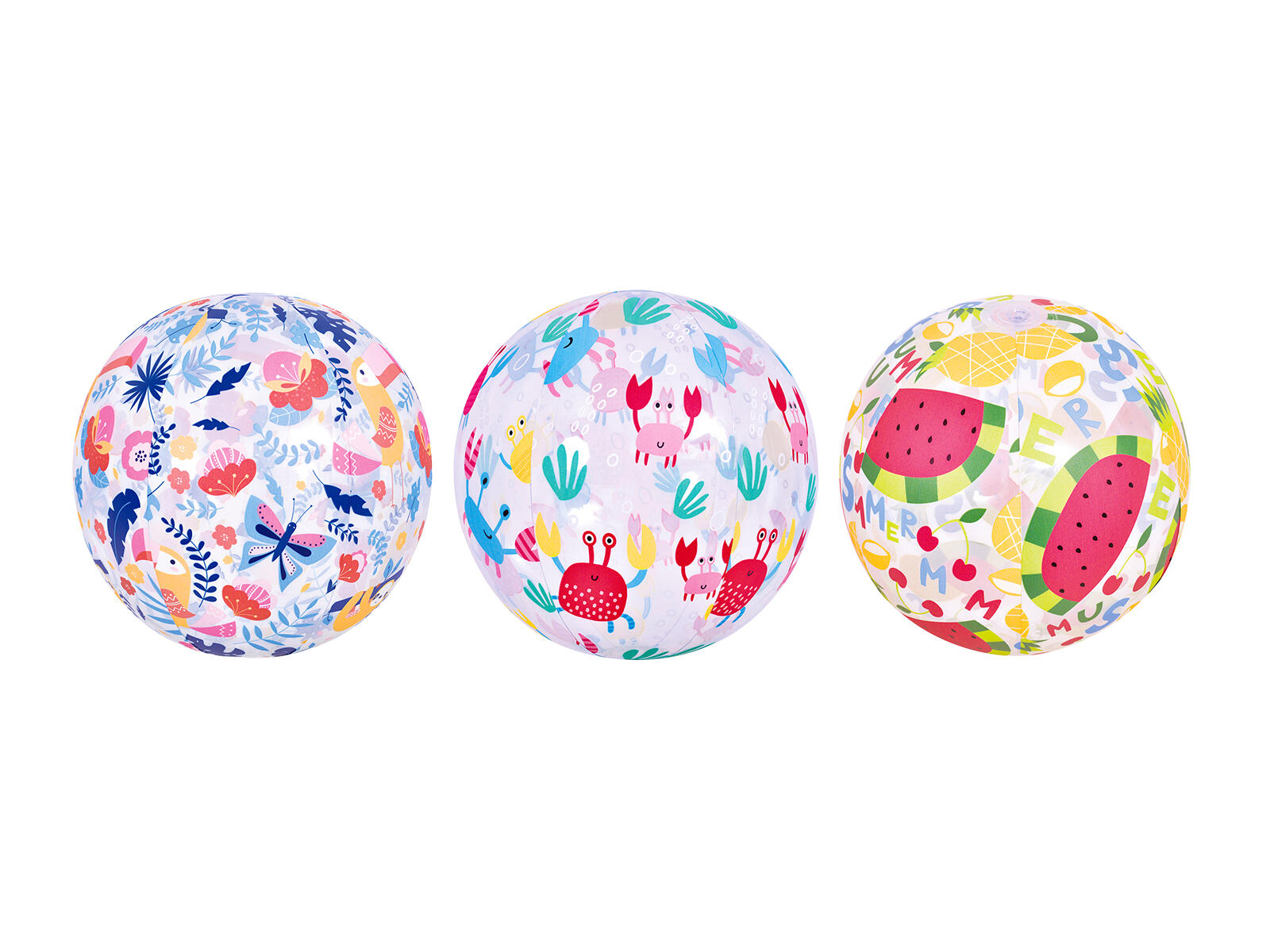 míč nafukovací plážový 50cm mix dekorů 0.07 Kg MTA MAXMIX Sklad14 266209