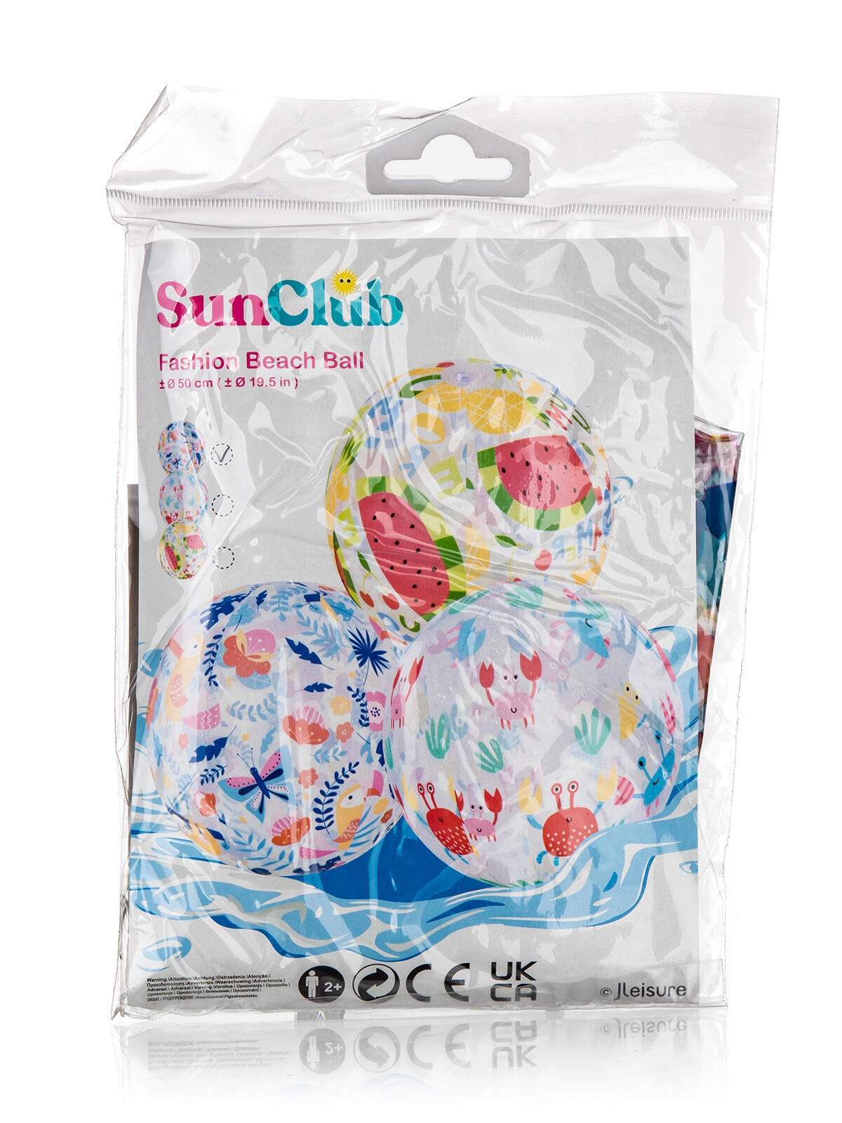 míč nafukovací plážový 50cm mix dekorů 0.07 Kg MTA MAXMIX Sklad14 266209