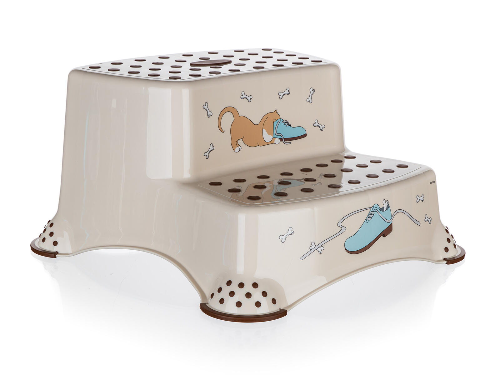 stolička DOG, dva schůdky, 40x37x21cm protiskluzová PH BÉŽ 0.75 Kg MTA MAXMIX Sklad14 266235