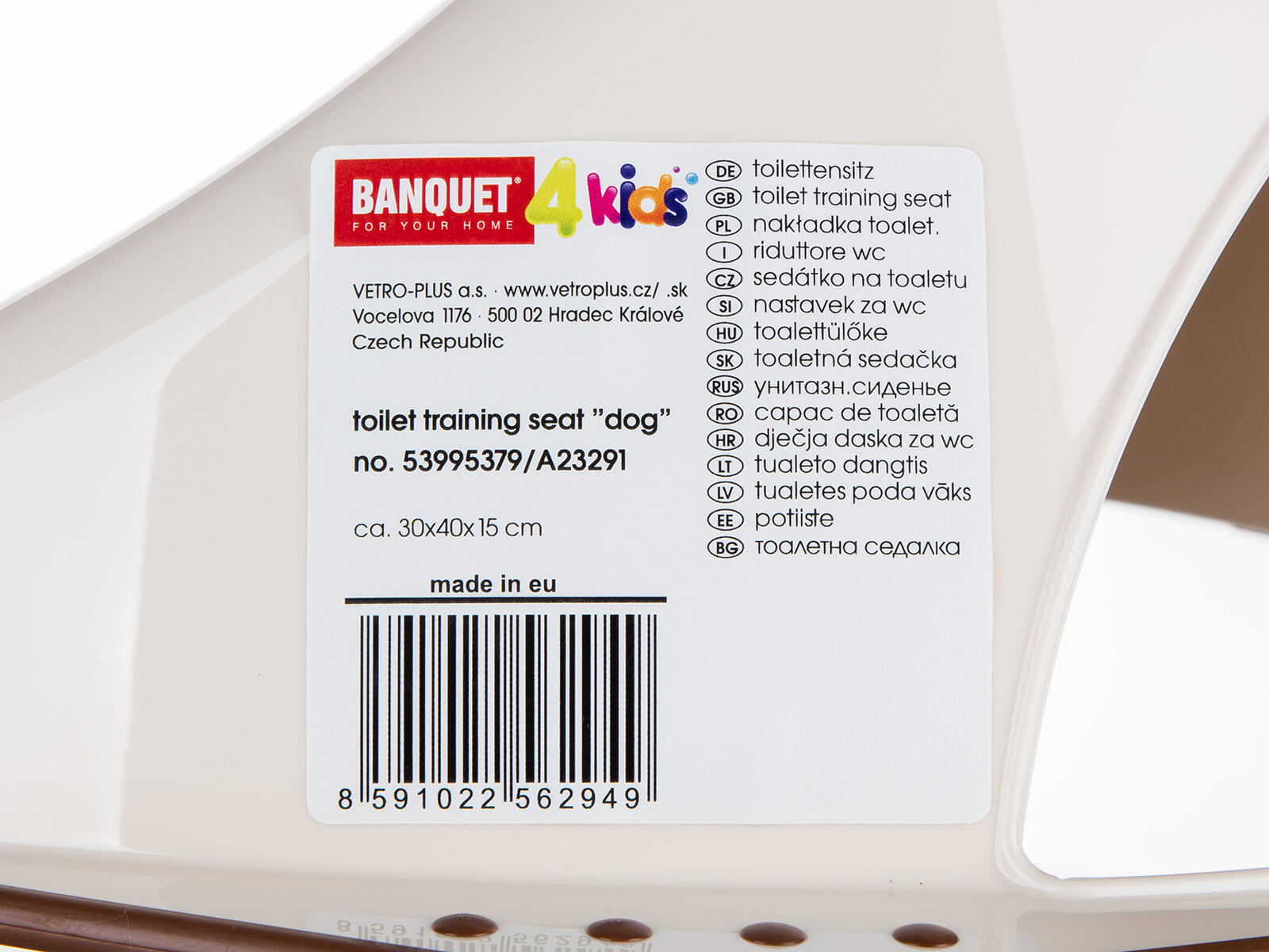 sedátko WC dětské DOG protiskluz.prvky PH BÉŽ 0.25 Kg MTA MAXMIX Sklad14 266238