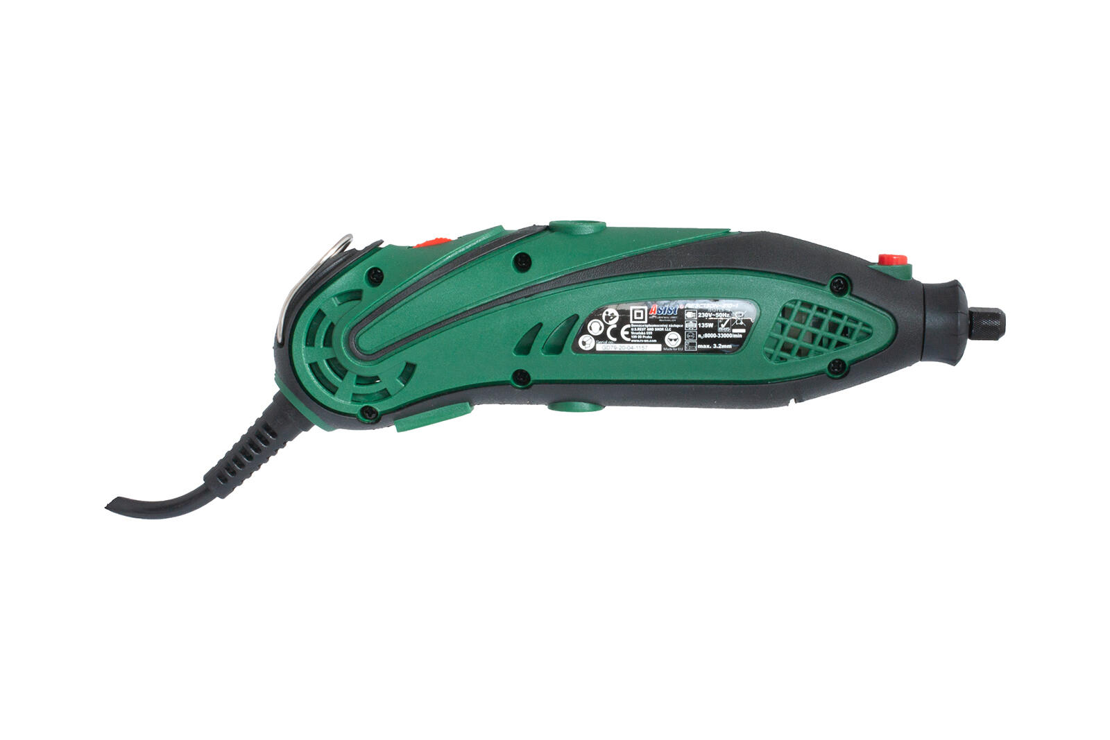 bruska mini přímá 135W v kufru, příslušenstvím 210díl. ASIST 1.6 Kg MTA MAXMIX Sklad14 723584