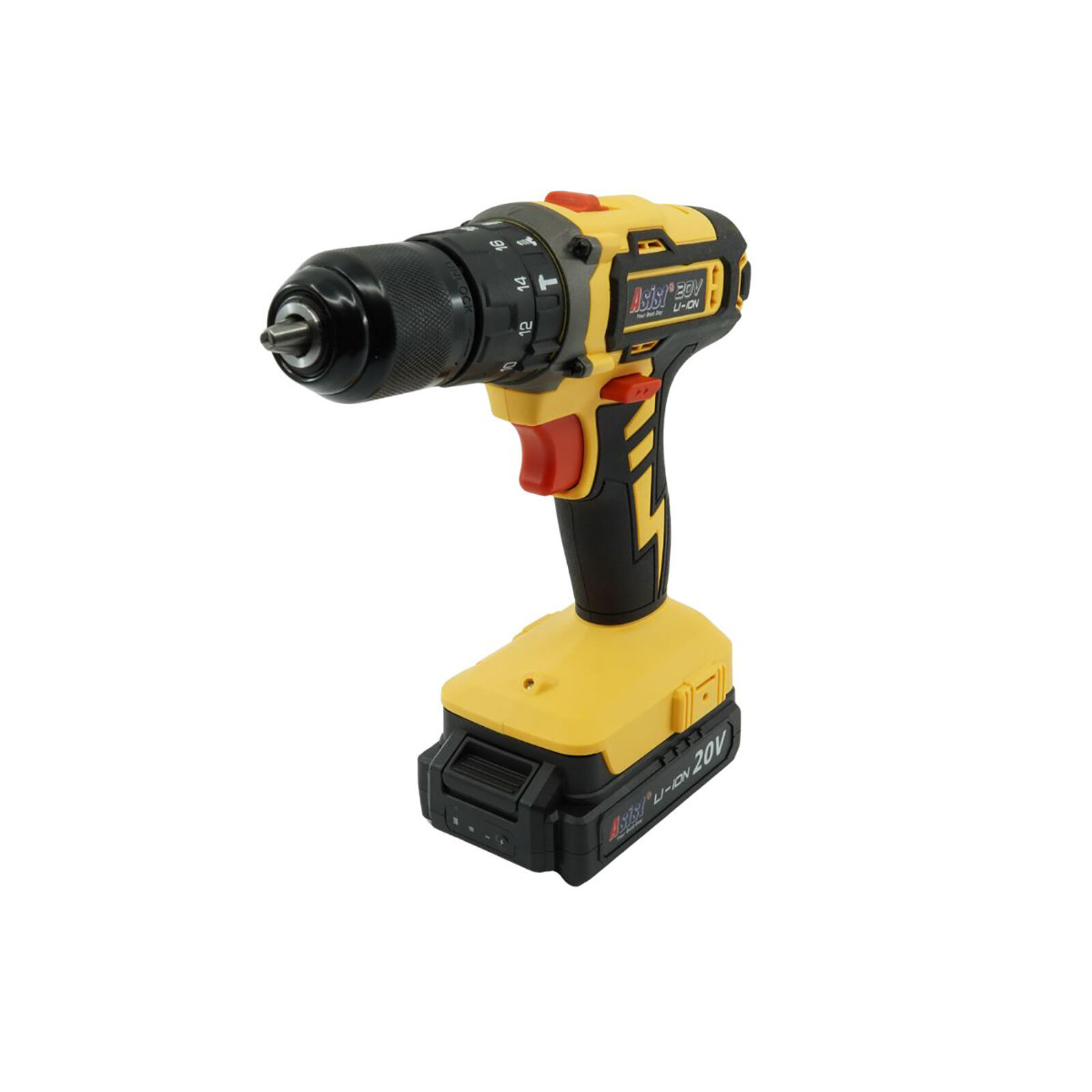 vrtačka Aku 20V s příklepem 1,5Ah GANGSTART s baterií a nabíječkou ASIST 0.9 Kg MTA MAXMIX Sklad14 723751