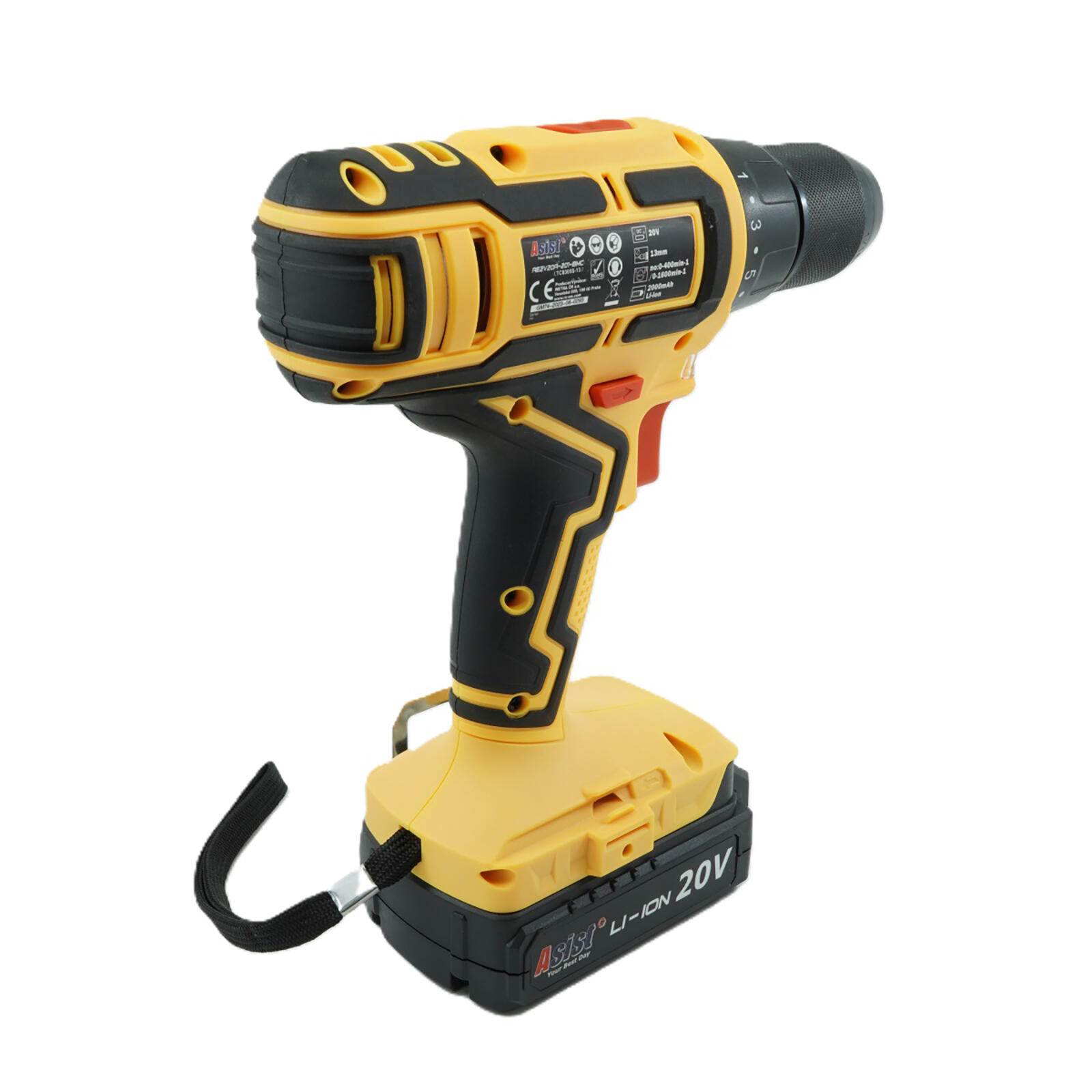 vrtačka Aku 20V 2,0Ah v kufru GANGSTART s baterií a nabíječkou ASIST 1.2 Kg MTA MAXMIX Sklad14 723752