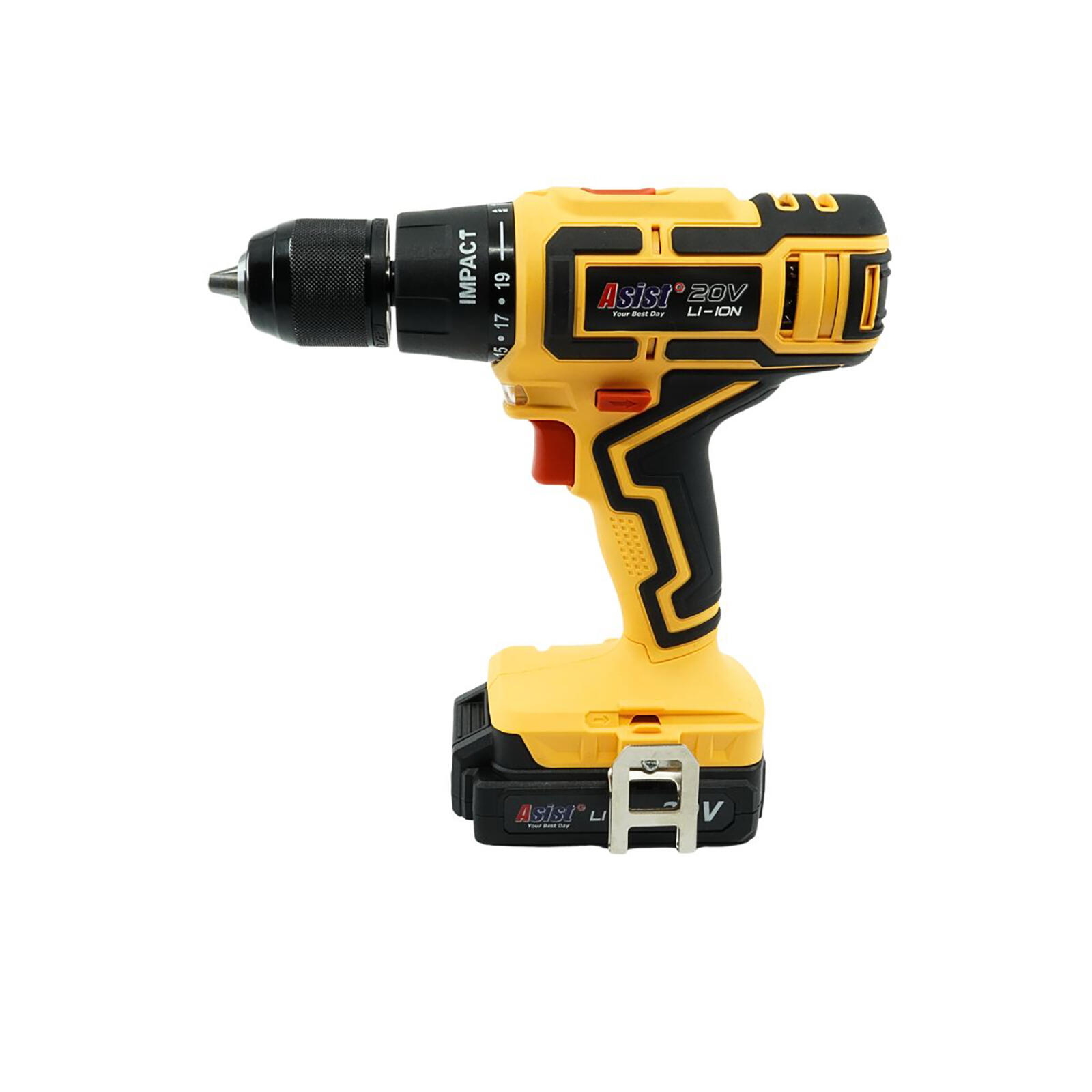 vrtačka Aku 20V s příklepem 2,0Ah v kufru GANGSTART s baterií a nabíječkou ASIST 1.2 Kg MTA MAXMIX Sklad14 723753