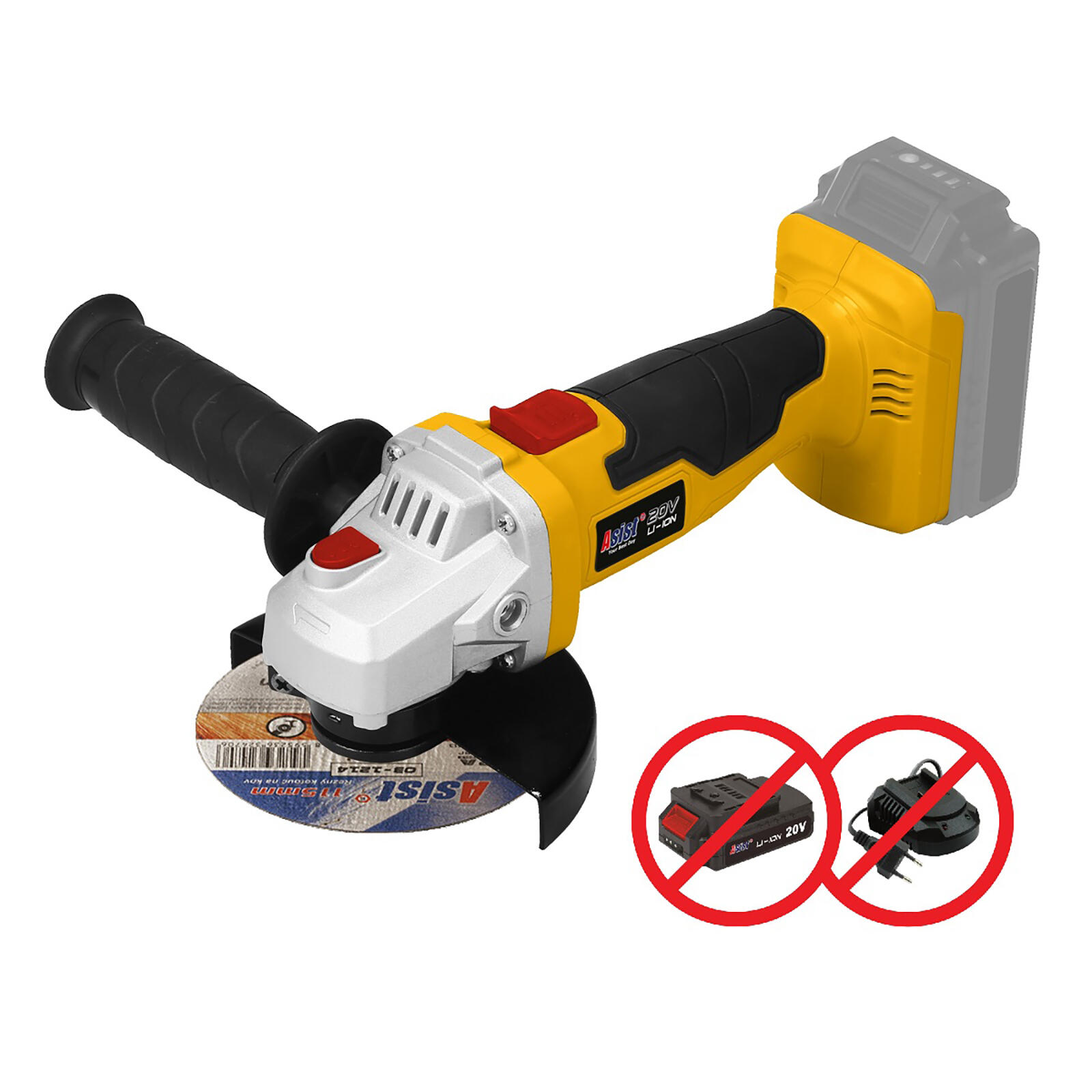 bruska úhlová Aku 115mm/20V ASIST 1.17 Kg MTA MAXMIX Sklad14 723765