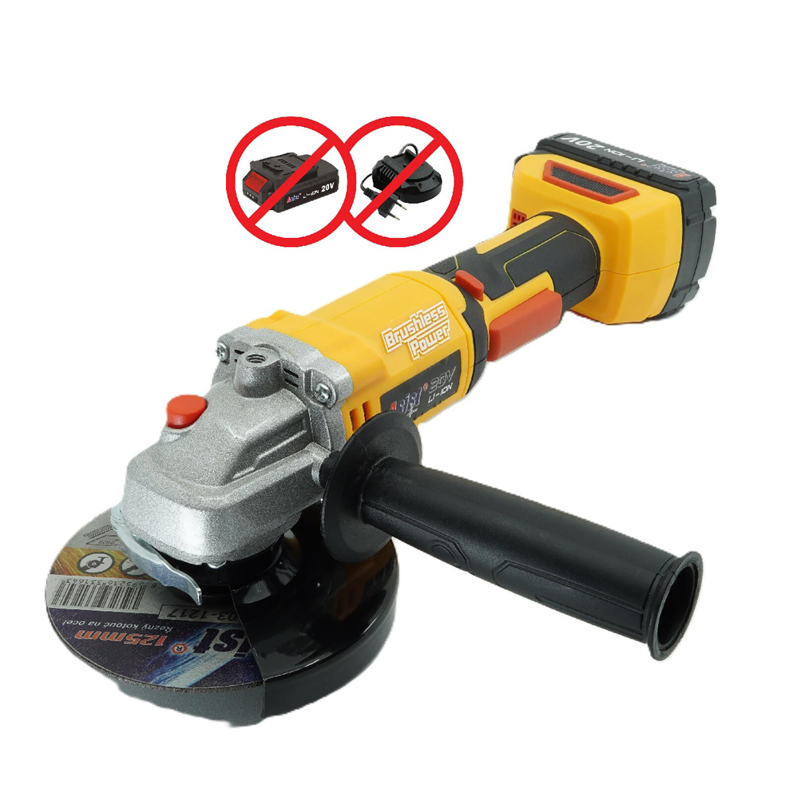 bruska úhlová Aku 125mm/20V BRUSHLESS ASIST 1.6 Kg MTA MAXMIX Sklad14 723767