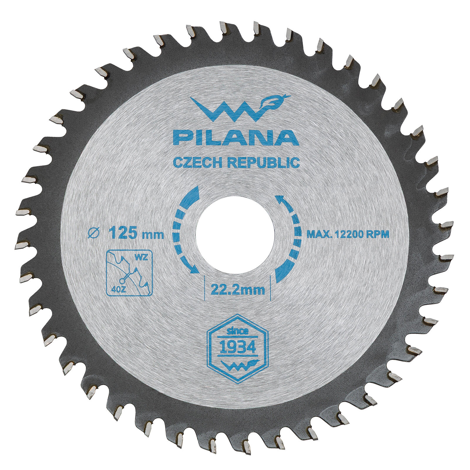 kotouč pil. SK 5255 WZ 125x1,8x22,2 z40 PILANA 0.1 Kg MTA MAXMIX Sklad14 474943