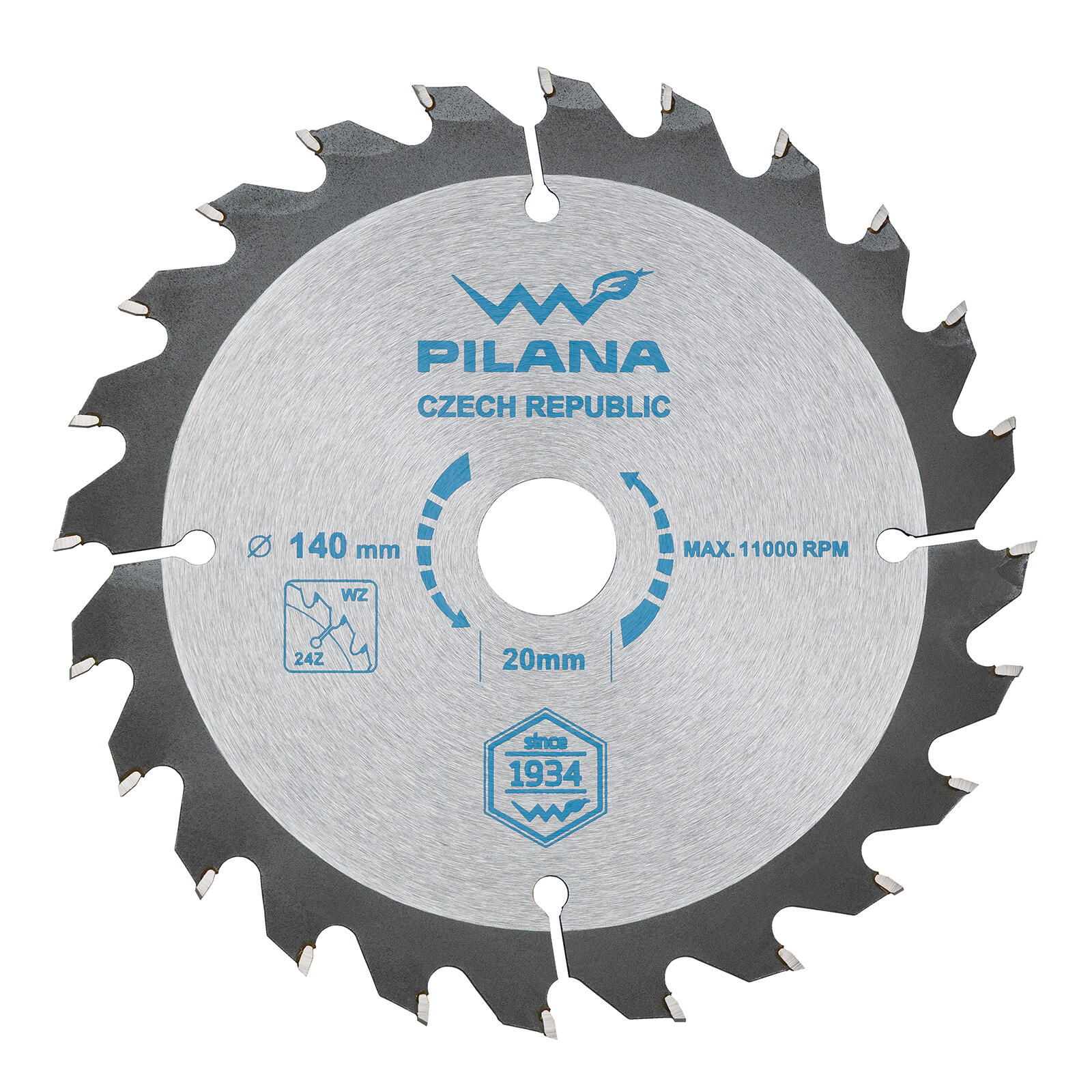 kotouč pil. SK 5255 WZ 140x1,9x20 z24 PILANA 0.13 Kg MTA MAXMIX Sklad14 474945