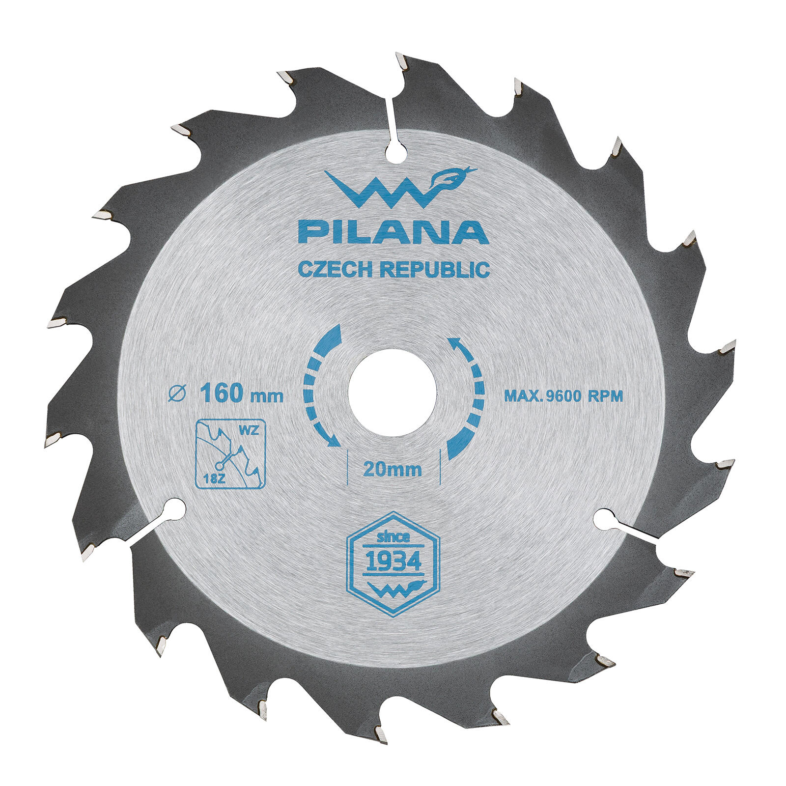 kotouč pil. SK 5255 WZ 160x2,0x20 z18 PILANA 0.17 Kg MTA MAXMIX Sklad14 474948