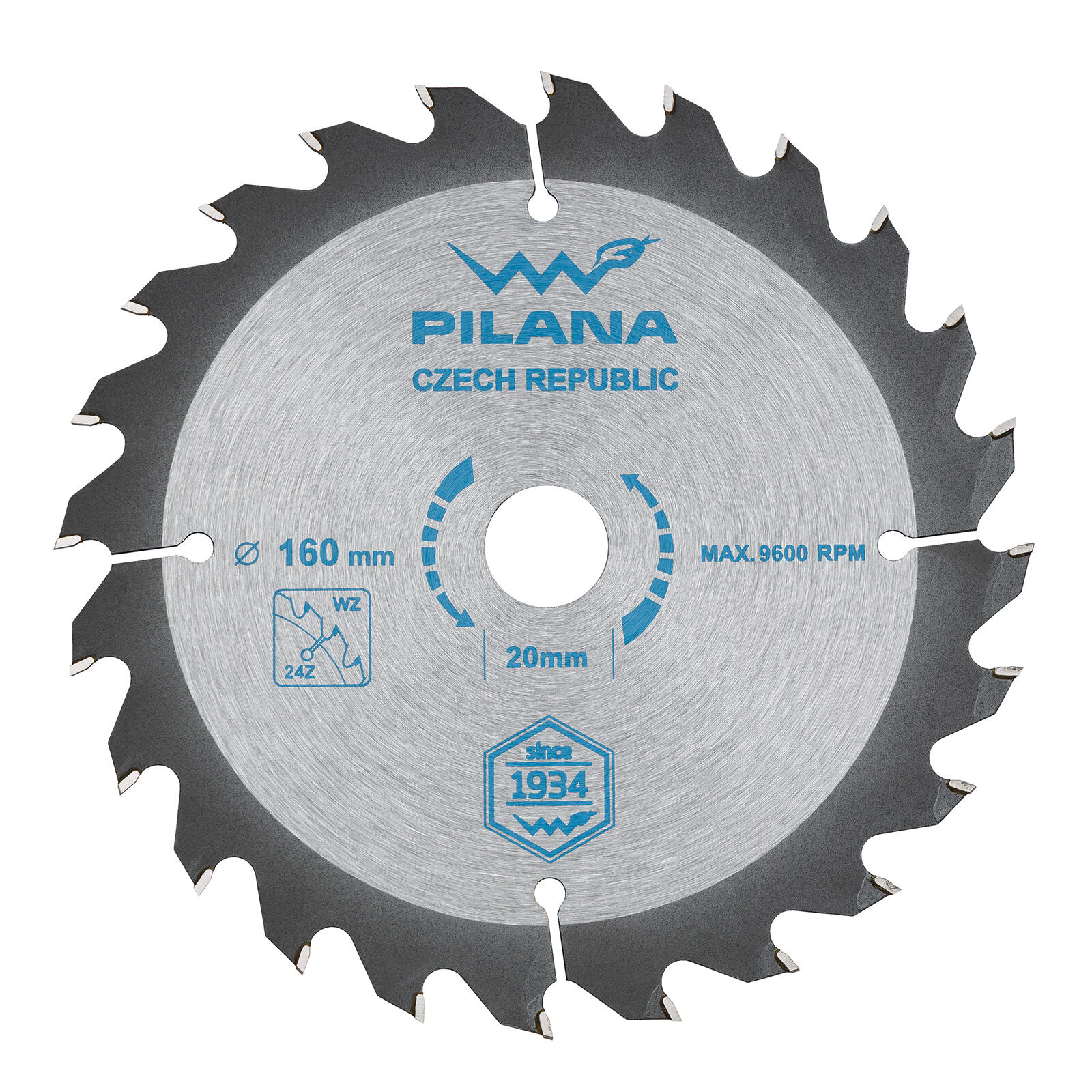 kotouč pil. SK 5255 WZ 160x2,0x20 z24 PILANA 0.18 Kg MTA MAXMIX Sklad14 474949