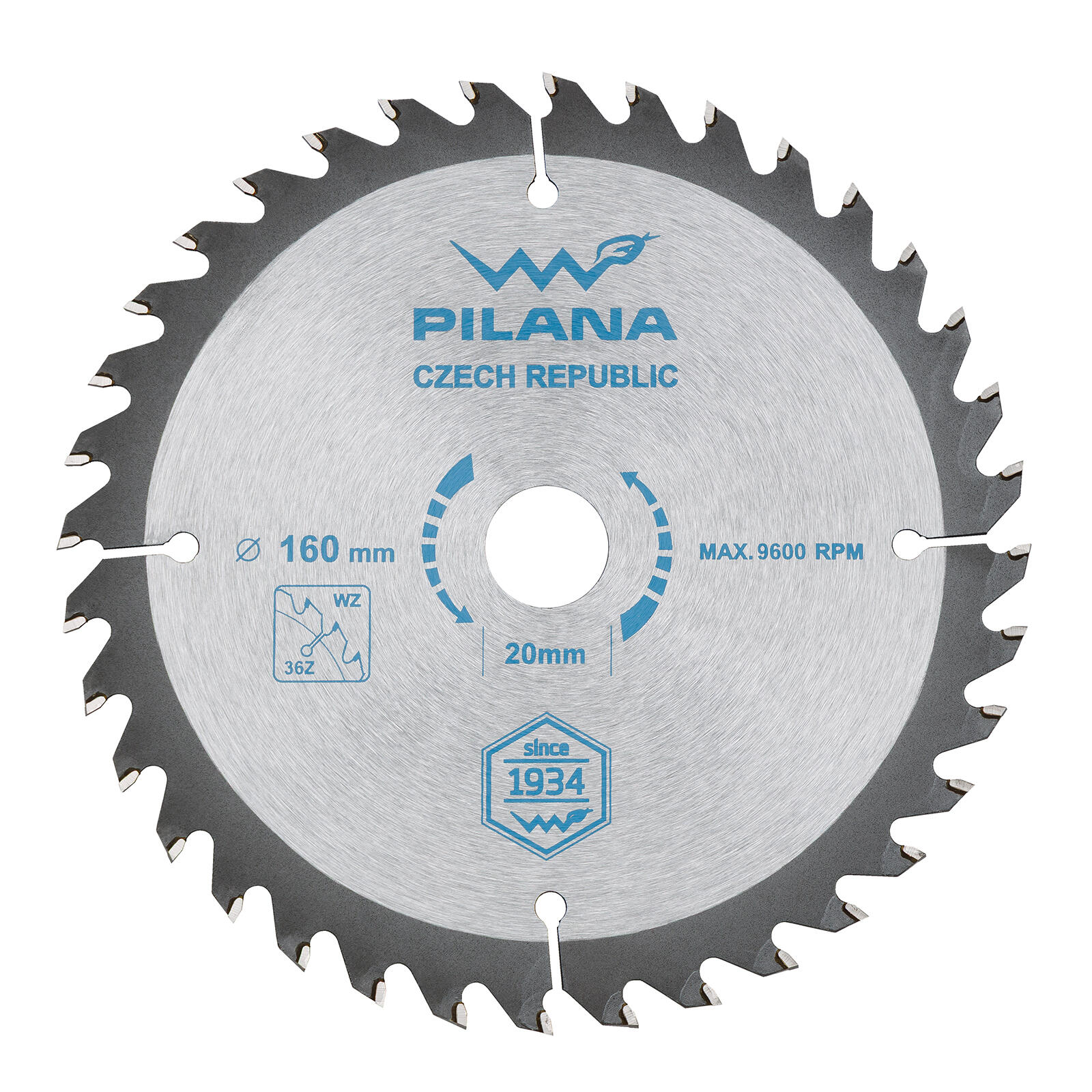 kotouč pil. SK 5255 WZ 160x2,0x20 z36 PILANA 0.18 Kg MTA MAXMIX Sklad14 474950