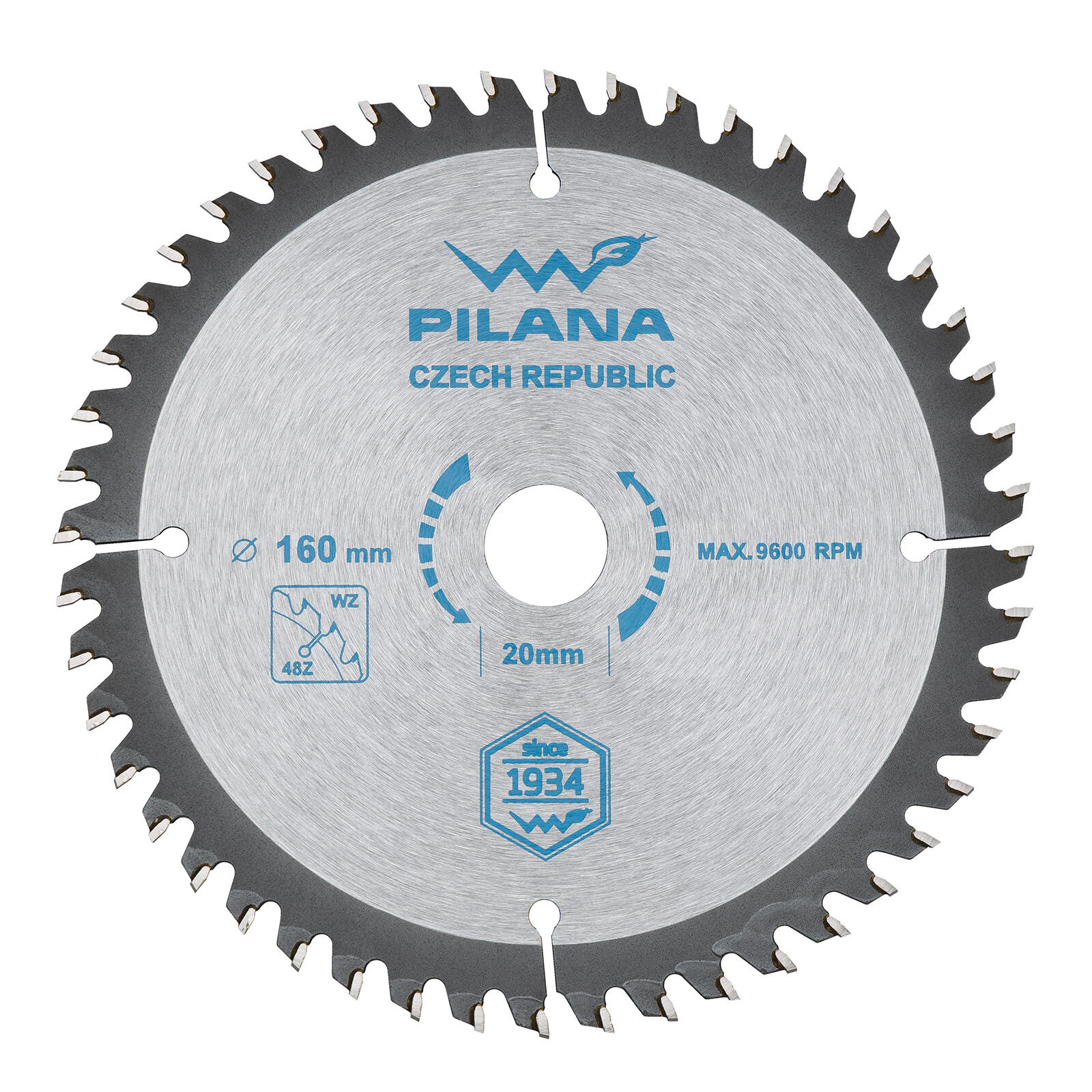 kotouč pil. SK 5255 WZ 160x2,0x20 z48 PILANA 0.19 Kg MTA MAXMIX Sklad14 474952