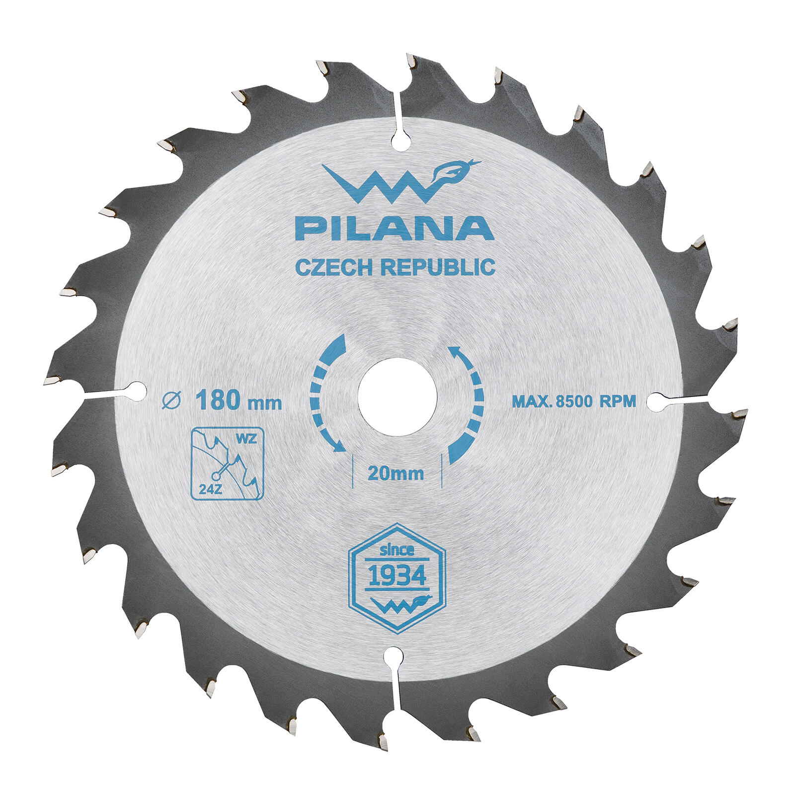 kotouč pil. SK 5255 WZ 180x2,0x20 z24 PILANA 0.23 Kg MTA MAXMIX Sklad14 474960