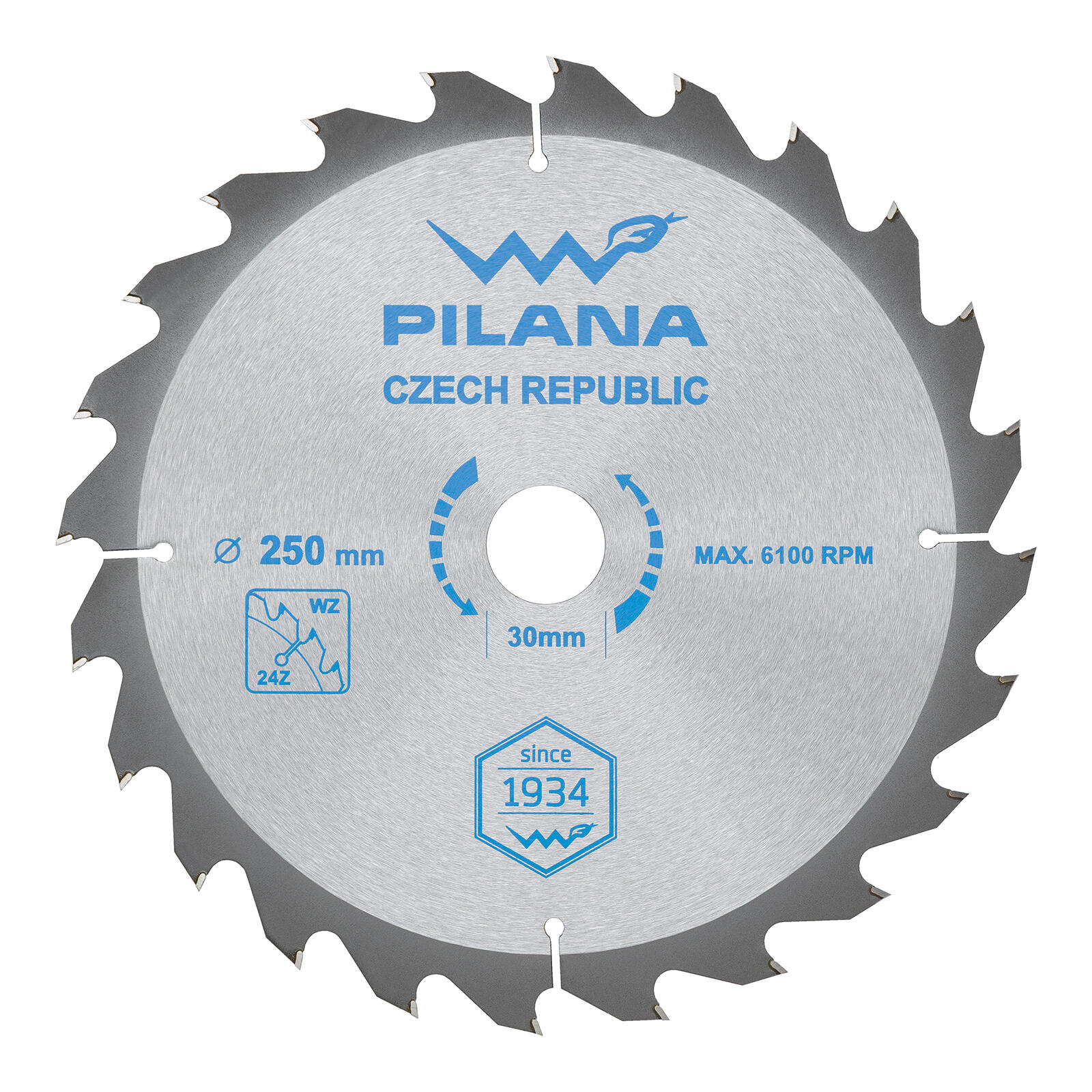 kotouč pil. SK 5255 WZ 250x2,4x30 z24 PILANA 0.56 Kg MTA MAXMIX Sklad14 474980