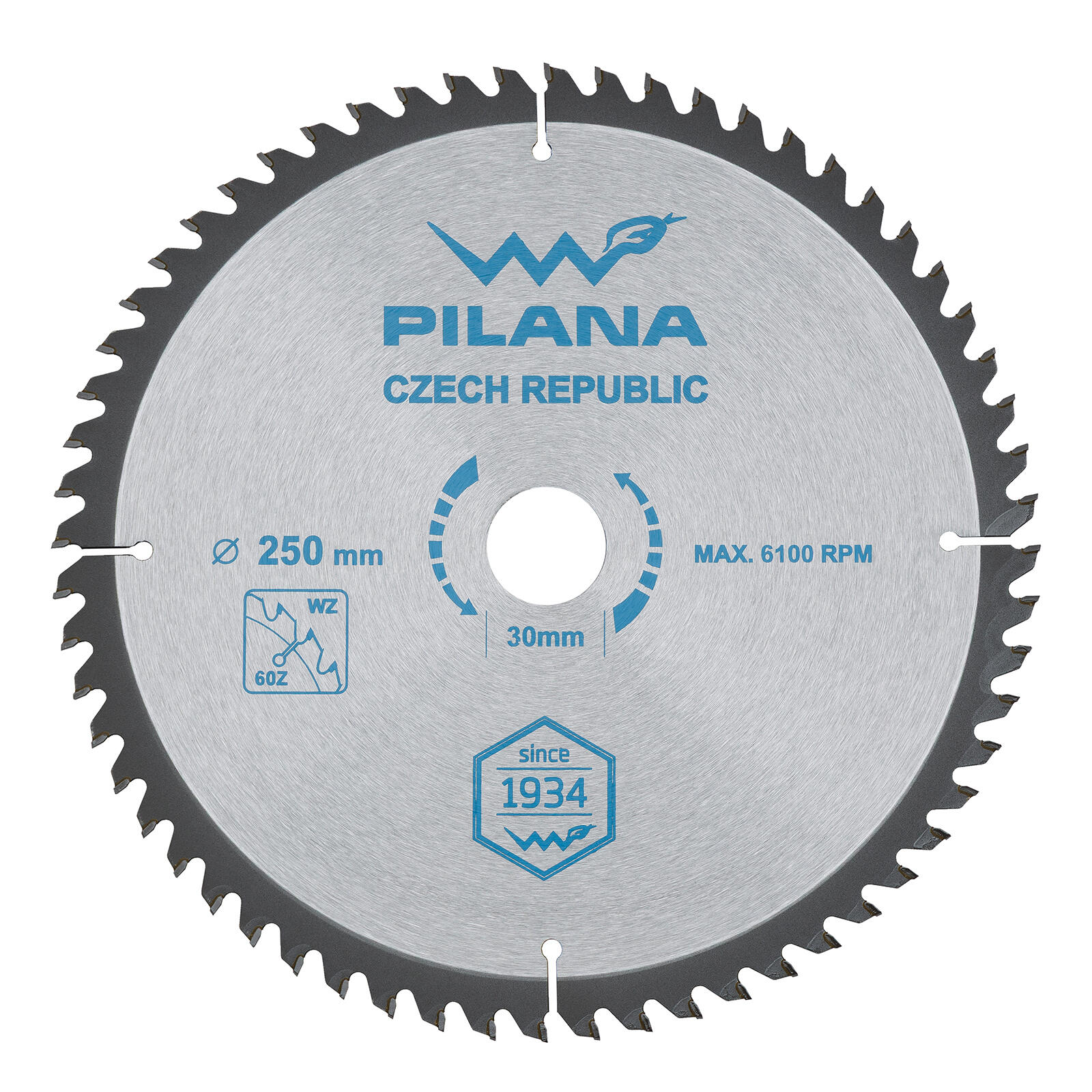 kotouč pil. SK 5255 WZ 250x2,4x30 z60 PILANA 0.6 Kg MTA MAXMIX Sklad14 474982