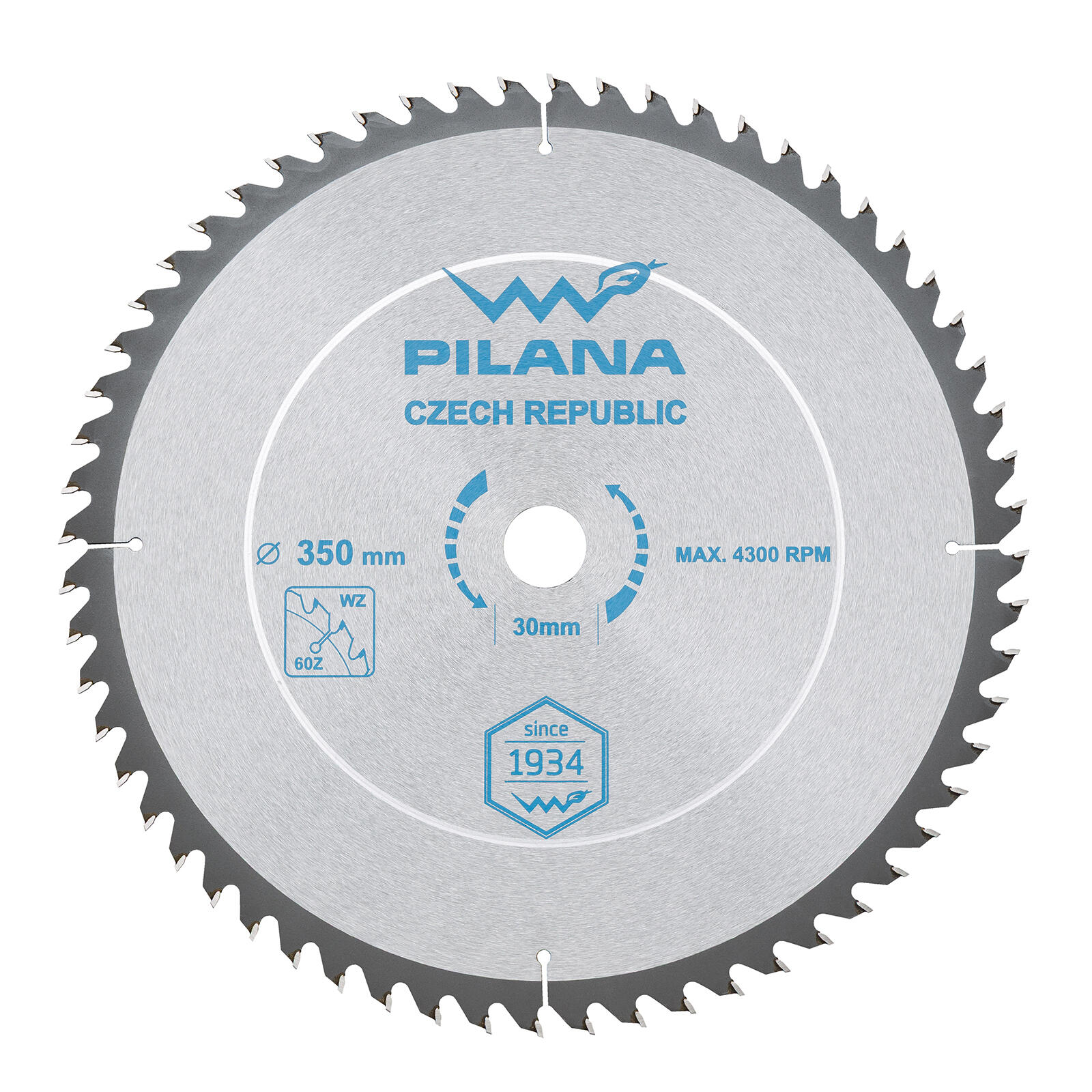 kotouč pil. SK 5255 WZ 350x3,0x30 z60 PILANA 1.32 Kg MTA MAXMIX Sklad14 474990