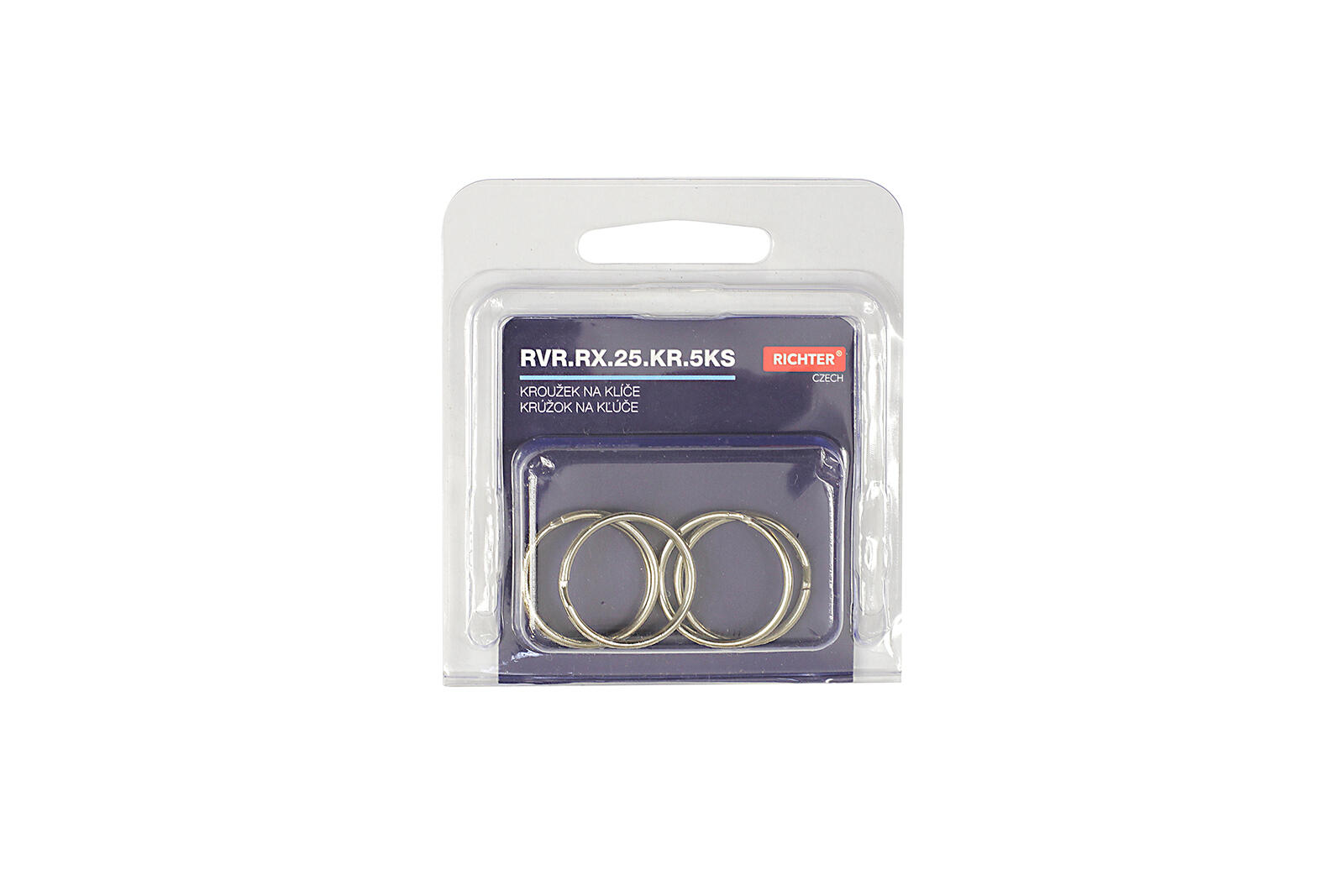 kroužek na klíč 25mm Ni (50ks) 0.1 Kg MTA MAXMIX Sklad14 495170