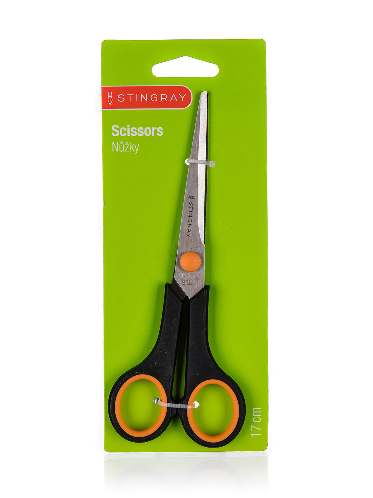 nůžky 17cm nerez OR/ČER 0.05 Kg MTA MAXMIX Sklad14 265841