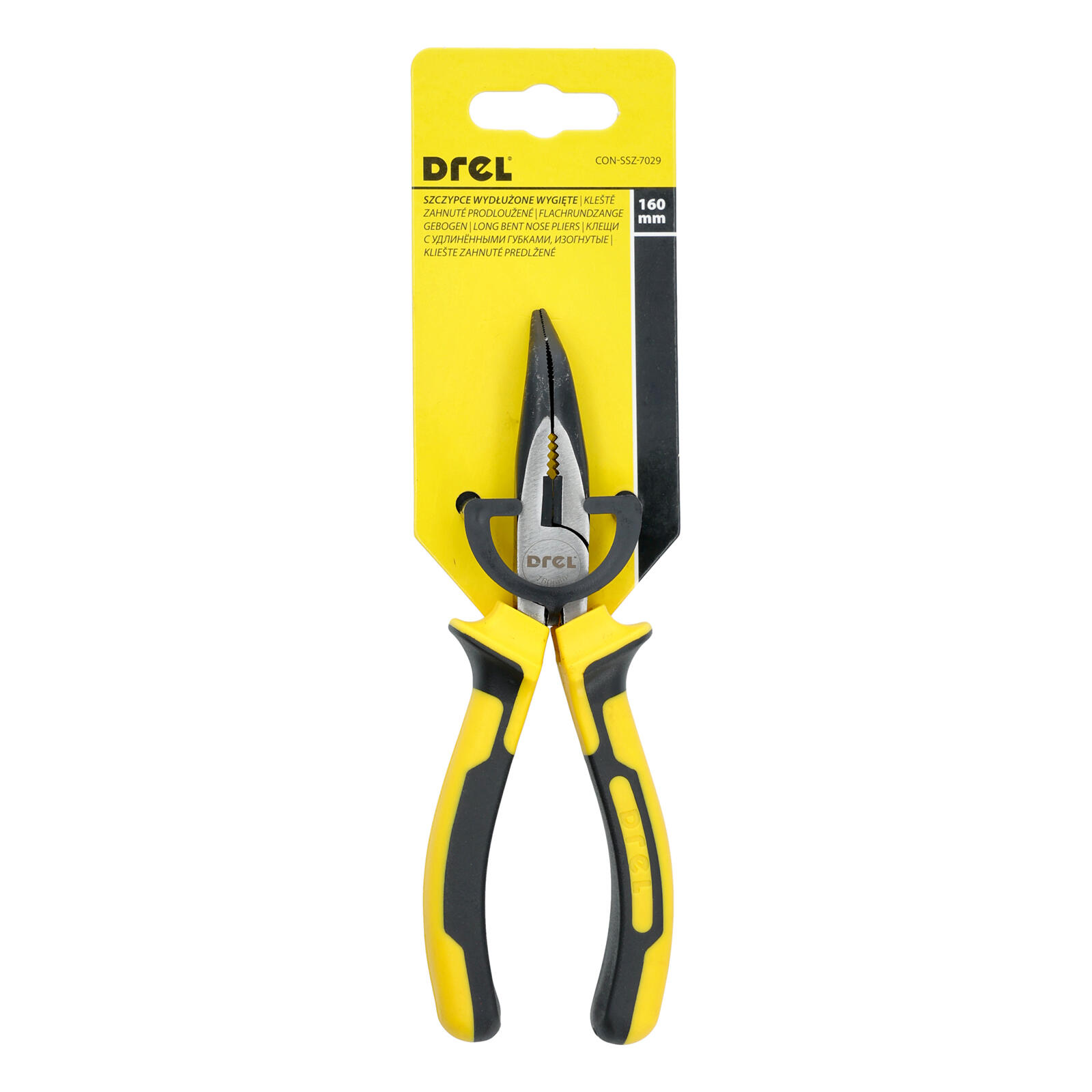 kleště s dlouhými čelistmi, zahnuté 160mm DREL 0.15 Kg MTA MAXMIX Sklad14 464114