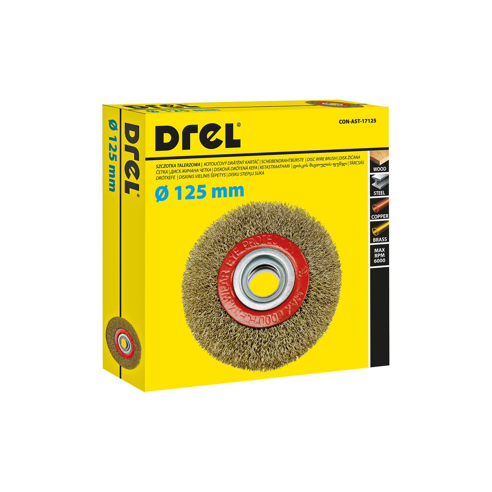 kartáč okružní 125/0,3 drát 0.27 Kg MTA MAXMIX Sklad14 464185