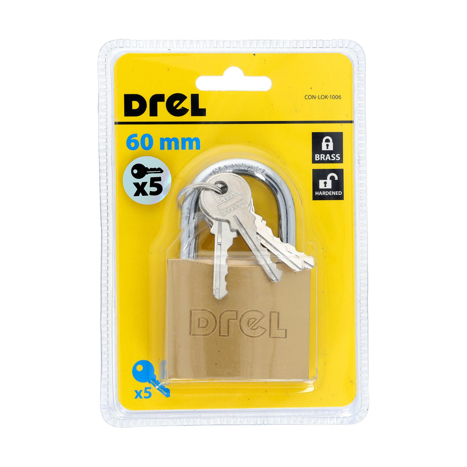 zámek visací 60mm Ms 5kl. 0.4 Kg MTA MAXMIX Sklad14 464206