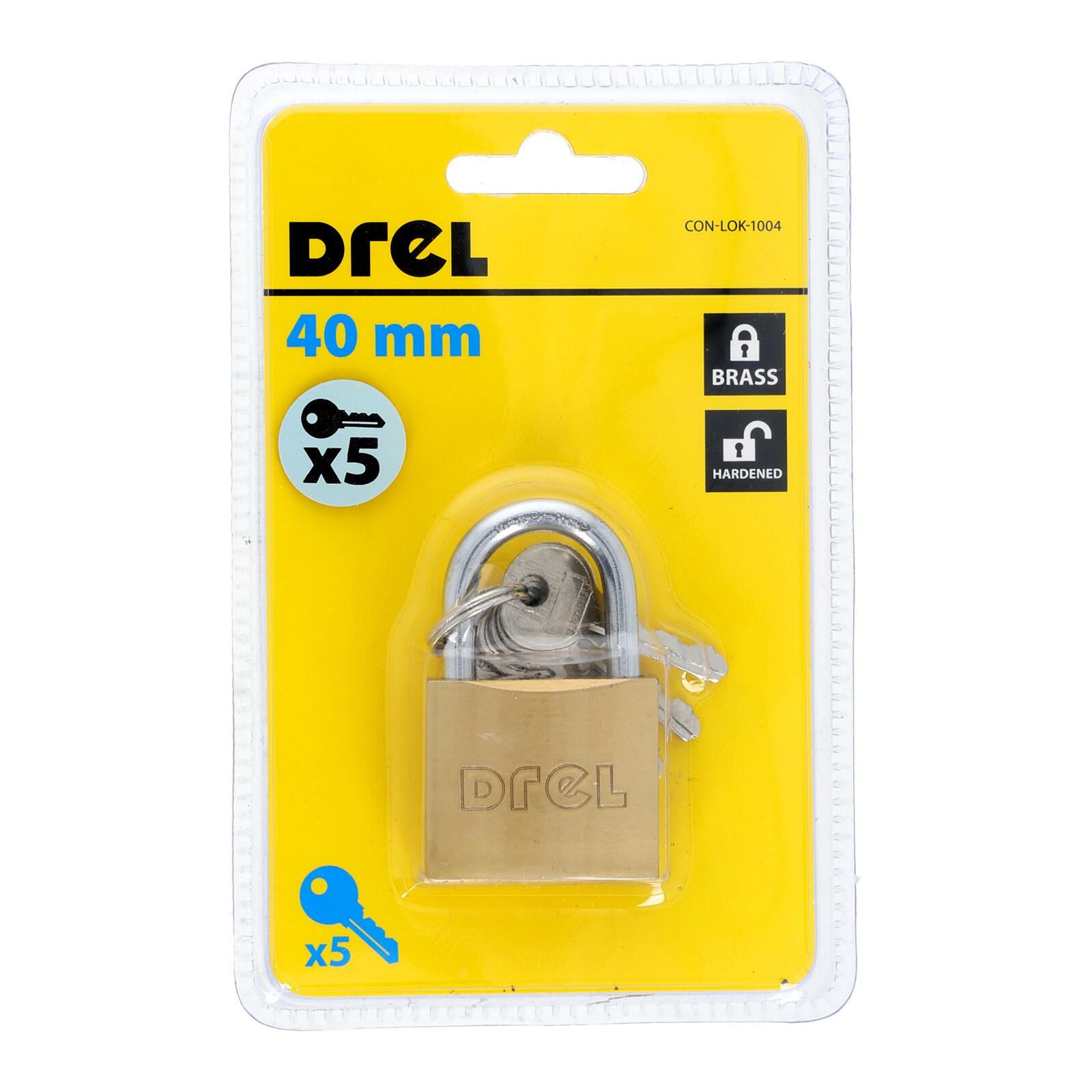 zámek visací 40mm Ms 5kl. 0.11 Kg MTA MAXMIX Sklad14 464208