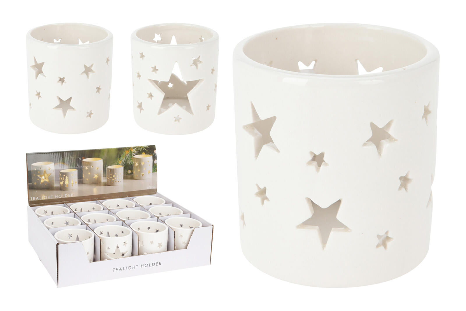 svícen na čajovou svíčku pr.7,5x8cm porcelán BÍ mix 0.2 Kg MTA MAXMIX Sklad14 387273