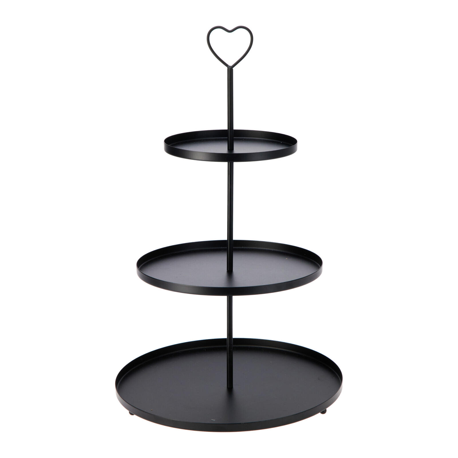 podnos 3 patra kulatý kov.ČER 1.07 Kg MTA MAXMIX Sklad14 387276