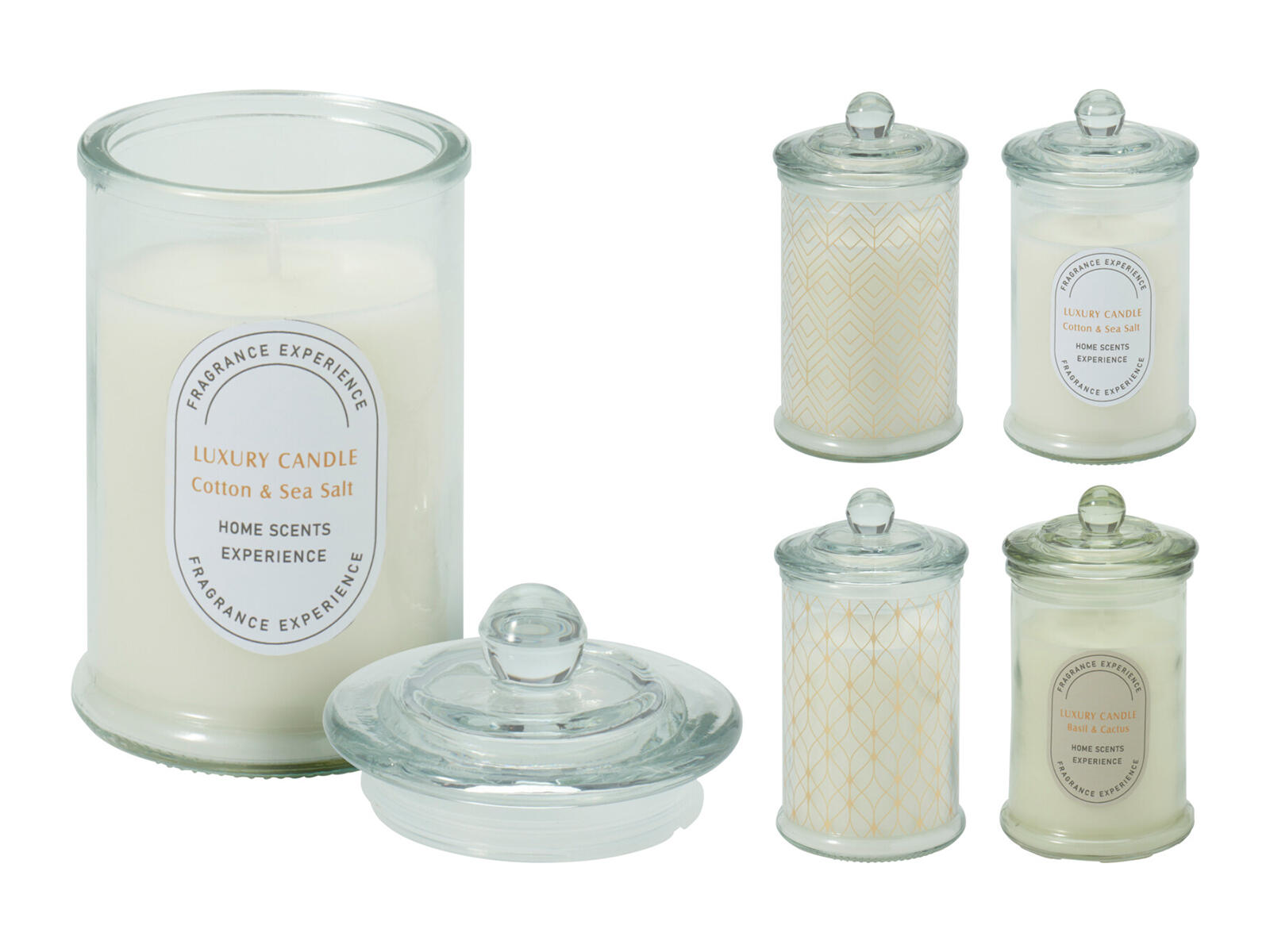 svíčka vonná sklo pr.7cm mix dekorů 0.59 Kg MTA MAXMIX Sklad14 387282