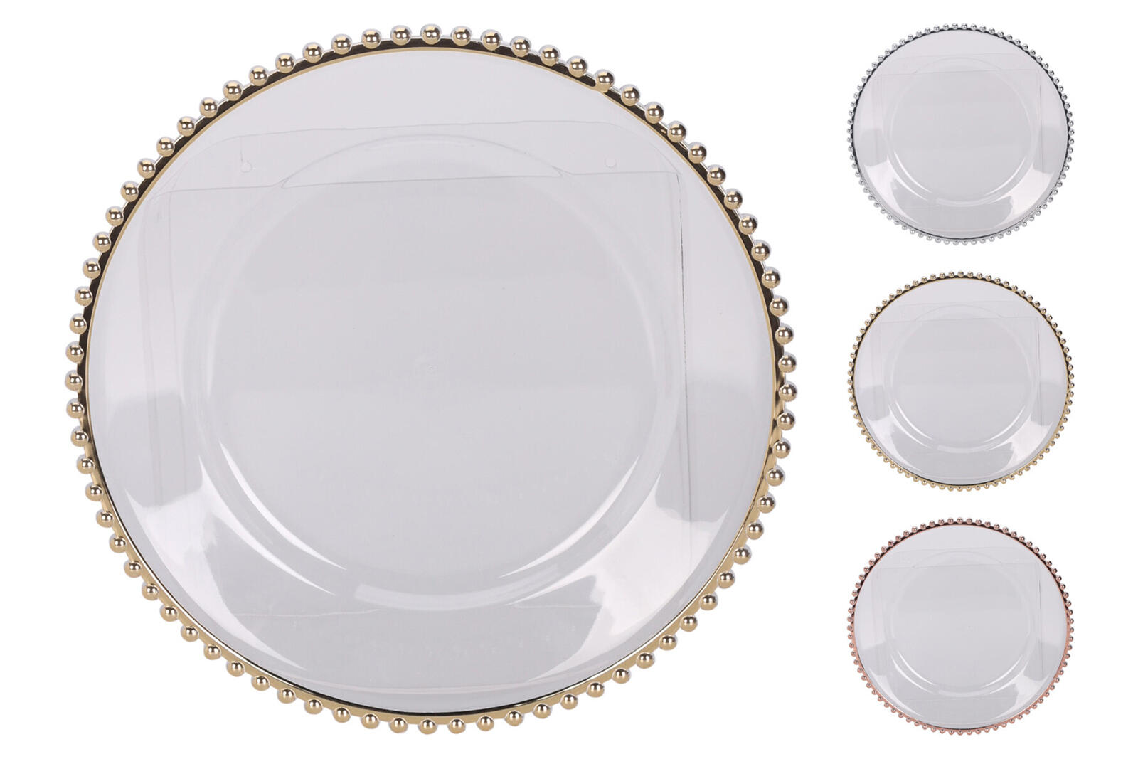 talíř 33cm PH TRA/barevné lemování mix barev 0.21 Kg MTA MAXMIX Sklad14 387290