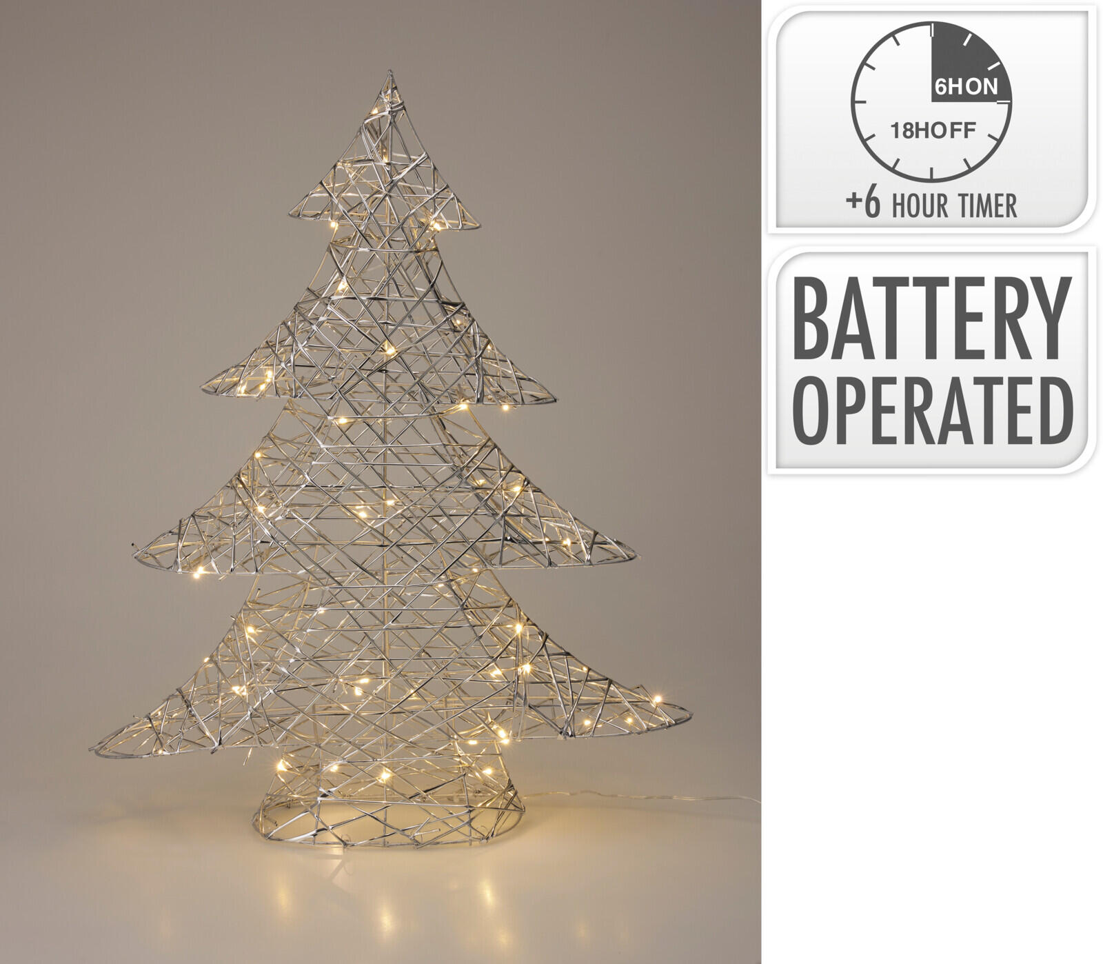 dekorace STROM 60cm LED STŘ s časovačem 0.3 Kg MTA MAXMIX Sklad14 387306 8721037683166