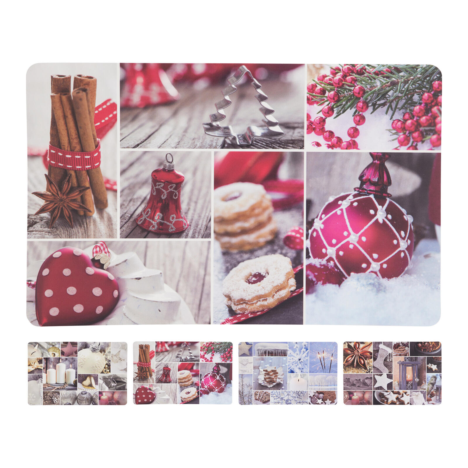 prostírání PH VÁNOČNÍ 43,5x28,5cm, koláž, mix dekorů 0.04 Kg MTA MAXMIX Sklad14 387343