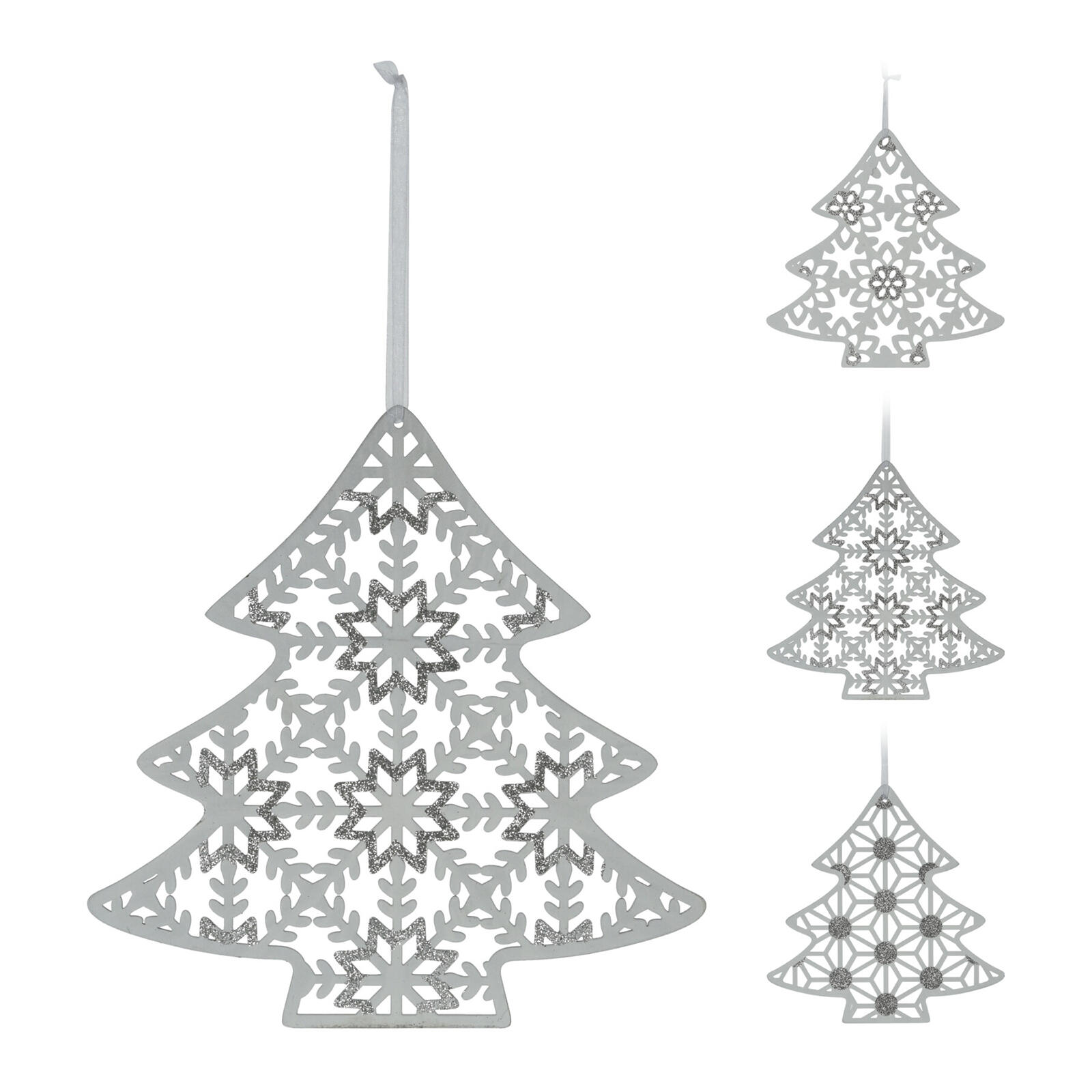 dekorace STROM 30cm závěsná dřev.BÍ mix 0.08 Kg MTA MAXMIX Sklad14 387366