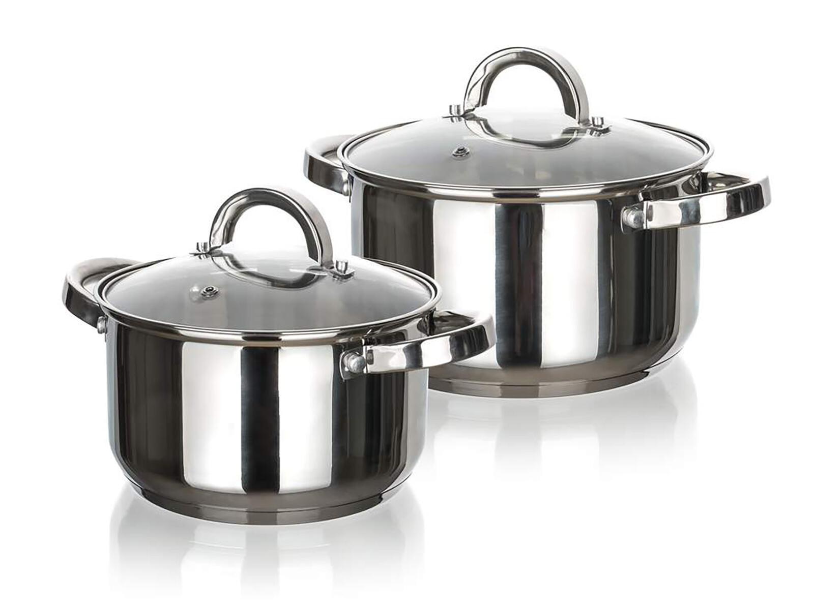 hrnec 16cm,20cm,nerez se skl.poklicí sada 2díl.