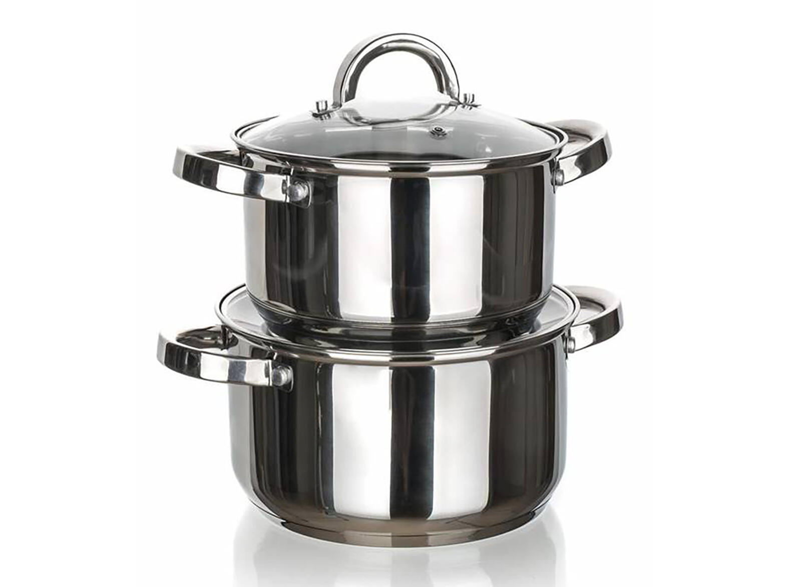 hrnec 16cm,20cm,nerez se skl.poklicí sada 2díl.