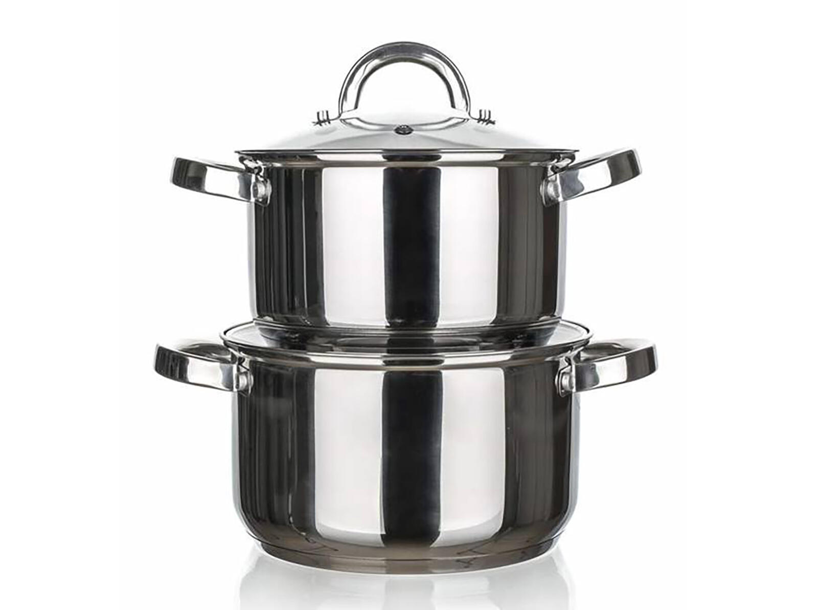 hrnec 16cm,20cm,nerez se skl.poklicí sada 2díl.