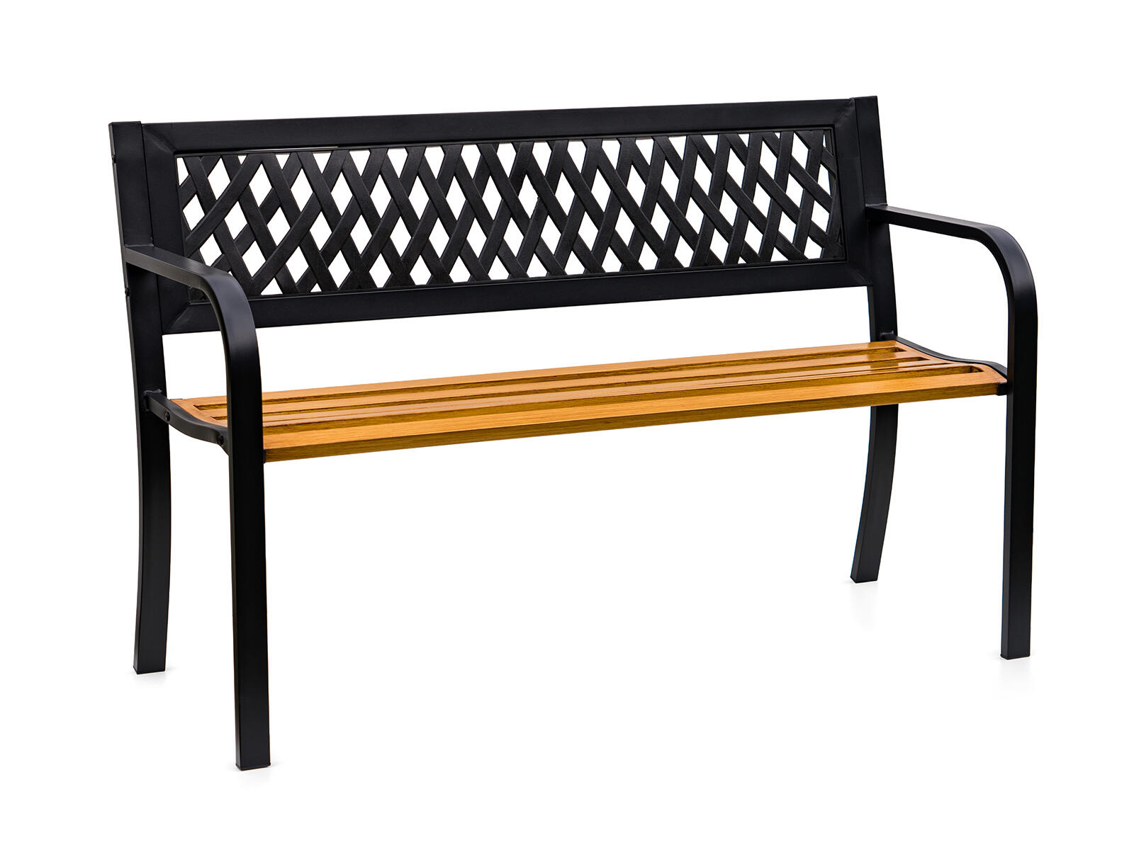 lavička zahradní LARNAKA 119x50x75cm ocel/dřevo 10 Kg MTA MAXMIX Sklad14 787033