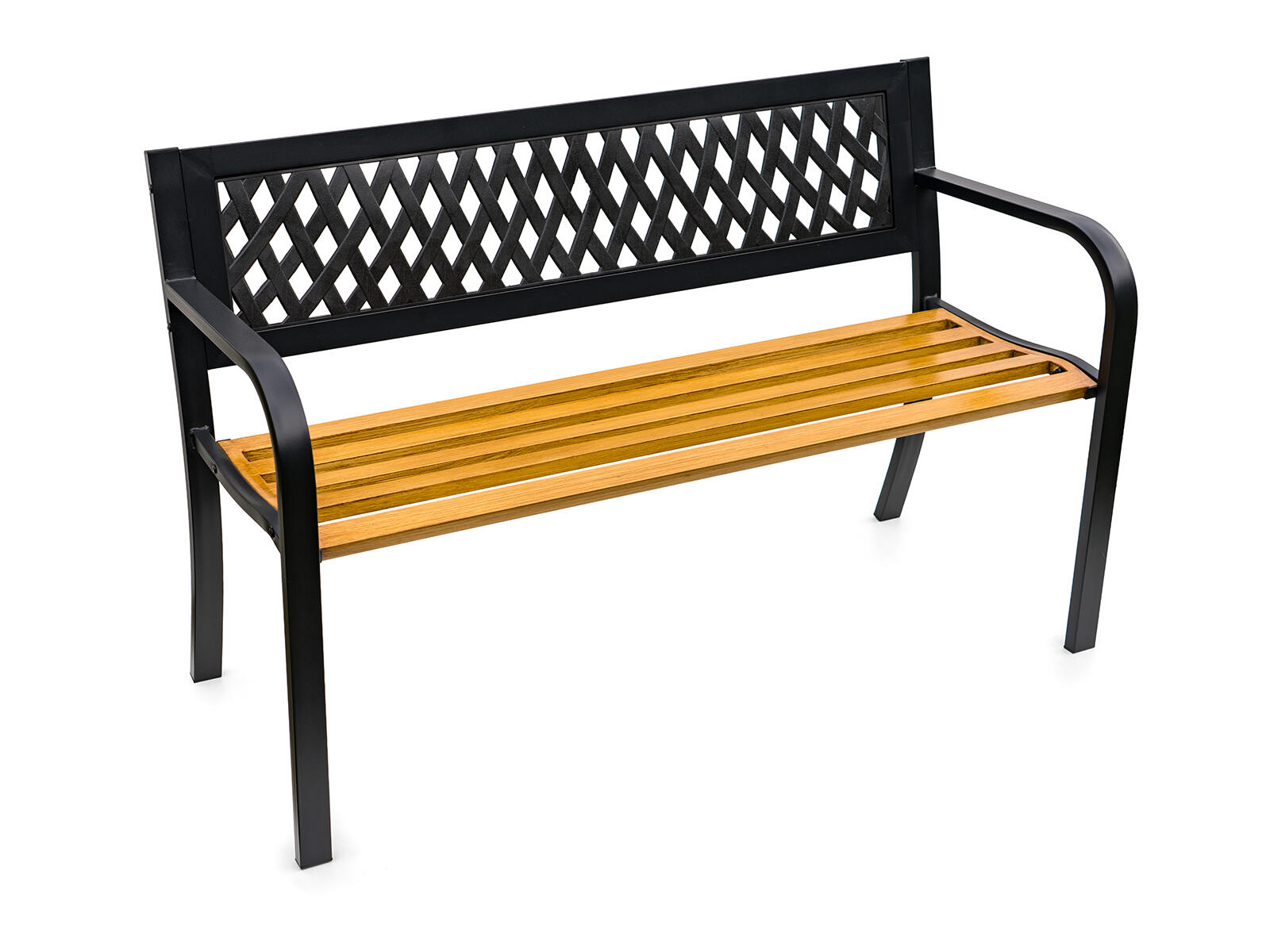 lavička zahradní LARNAKA 119x50x75cm ocel/dřevo 10 Kg MTA MAXMIX Sklad14 787033