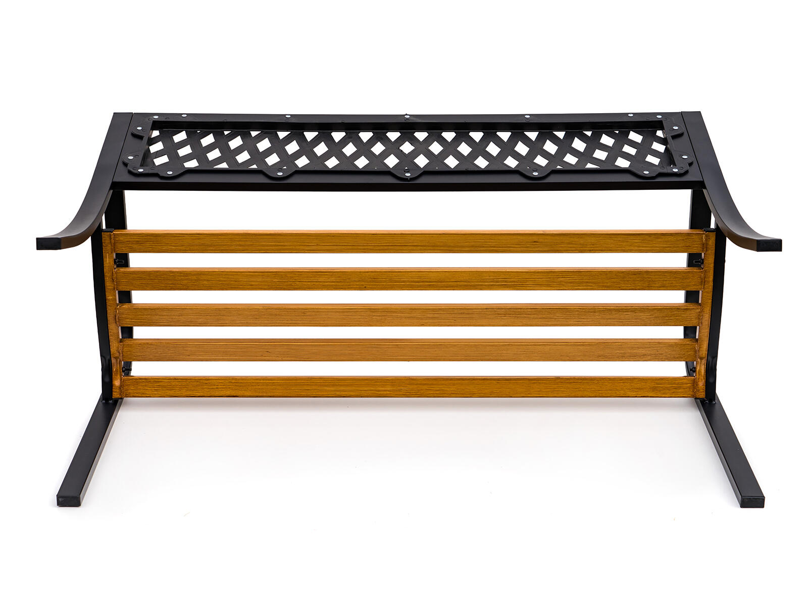 lavička zahradní LARNAKA 119x50x75cm ocel/dřevo 10 Kg MTA MAXMIX Sklad14 787033