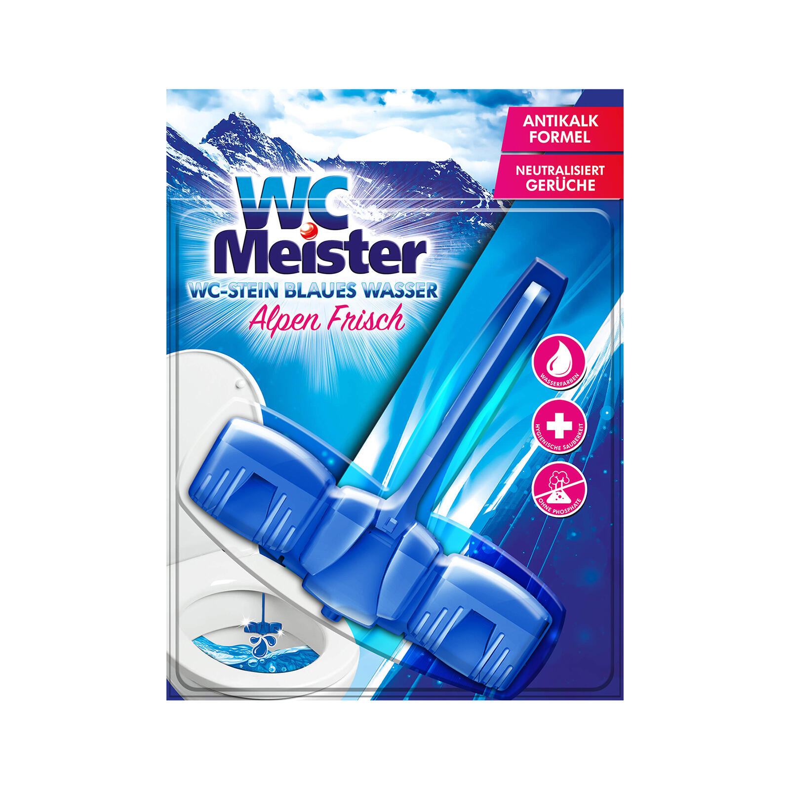 WC blok MEISTER 45g Alpen Frish barvící 0.04 Kg MTA MAXMIX Sklad14 824816
