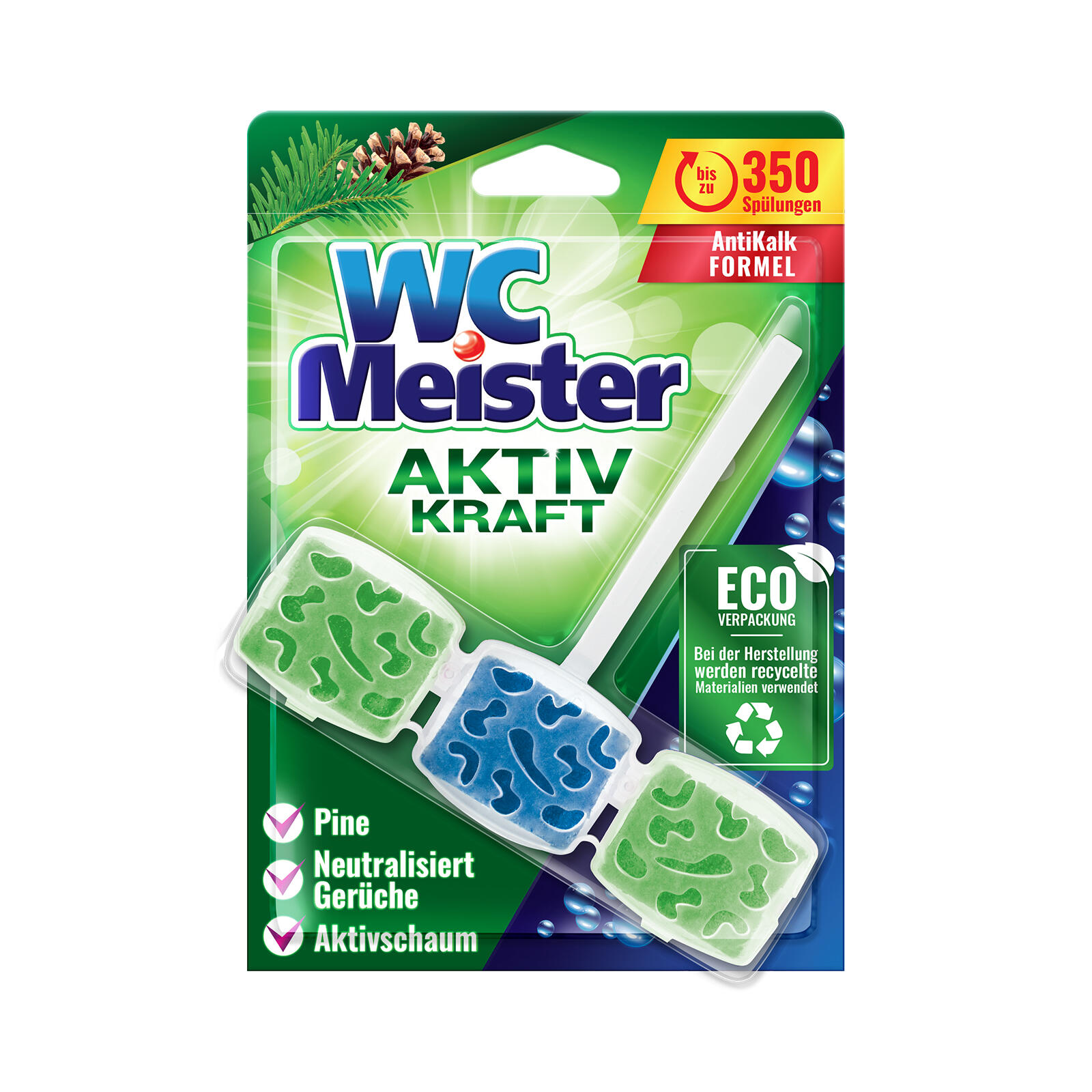 WC blok MEISTER 45g vůně lesa barvící 0.04 Kg MTA MAXMIX Sklad14 824817