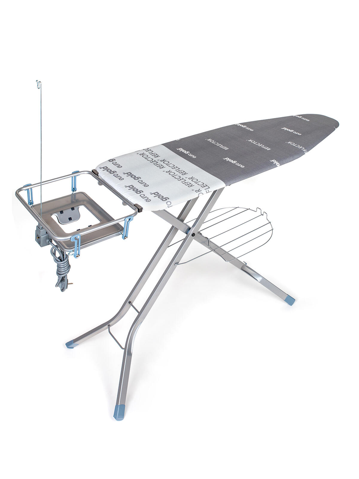 prkno žehlicí PROFESSIONAL 130x48cm BA, kov STŘ,se zásuvkou+rukávník