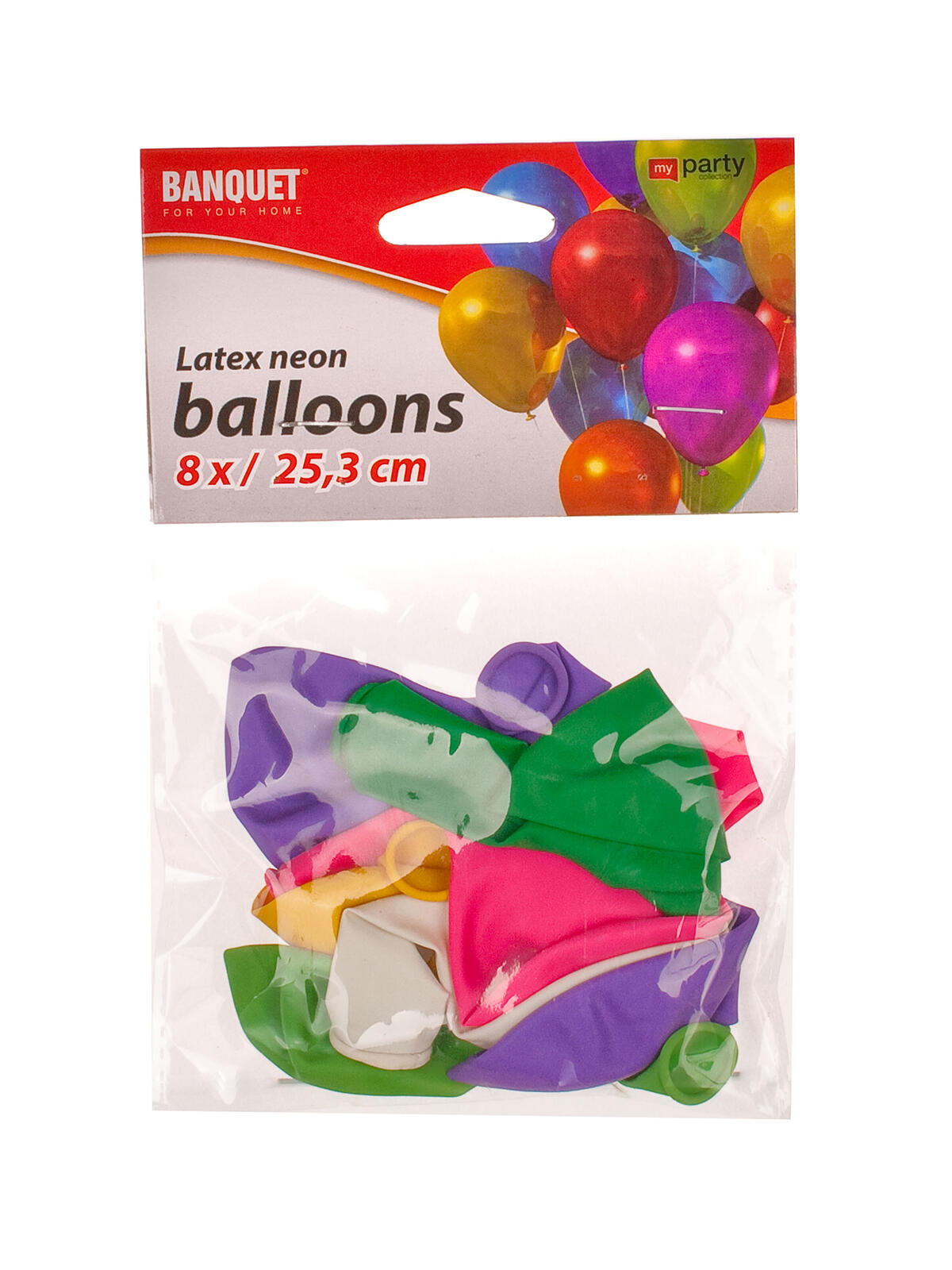 balonky nafukovací 25,3cm neon (8ks) MY PARTY 0.02 Kg MTA MAXMIX Sklad14 287212 8591022339923