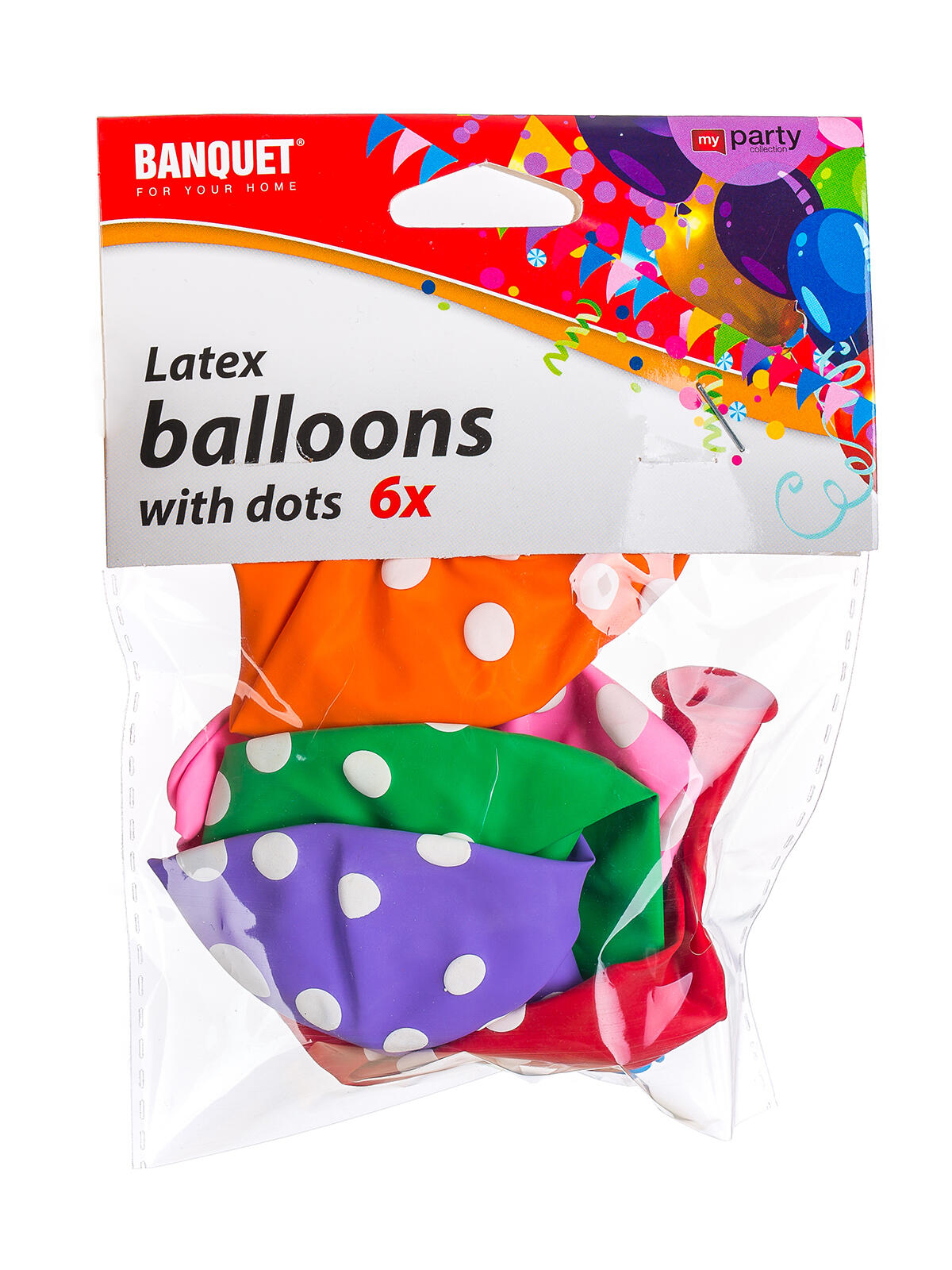 balonky nafukovací DOTS 30cm (6ks) MY PARTY 0.02 Kg MTA MAXMIX Sklad14 287211 8591022397367
