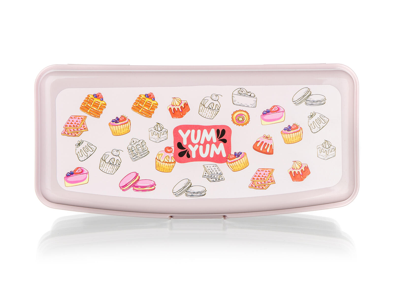 box svačinový 20x9,5x5,5cm YUM s klick uz.PH RŮŽ 0.08 Kg MTA MAXMIX Sklad14 287221