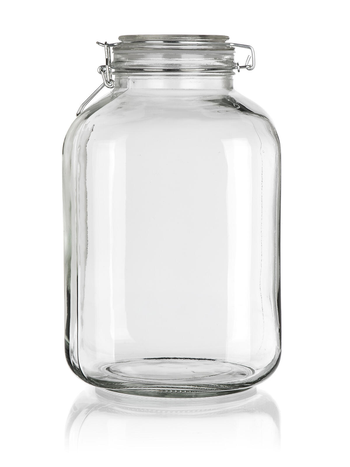 dóza hermetická hranatá 5000ml skl. s patent.uzávěrem EREA