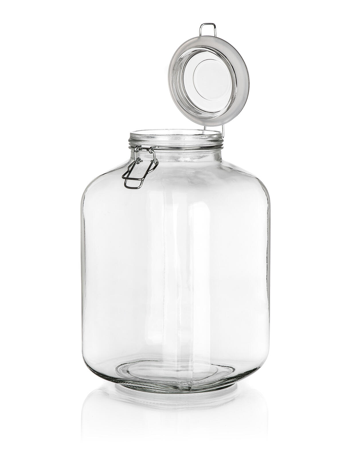 dóza hermetická hranatá 5000ml skl. s patent.uzávěrem EREA