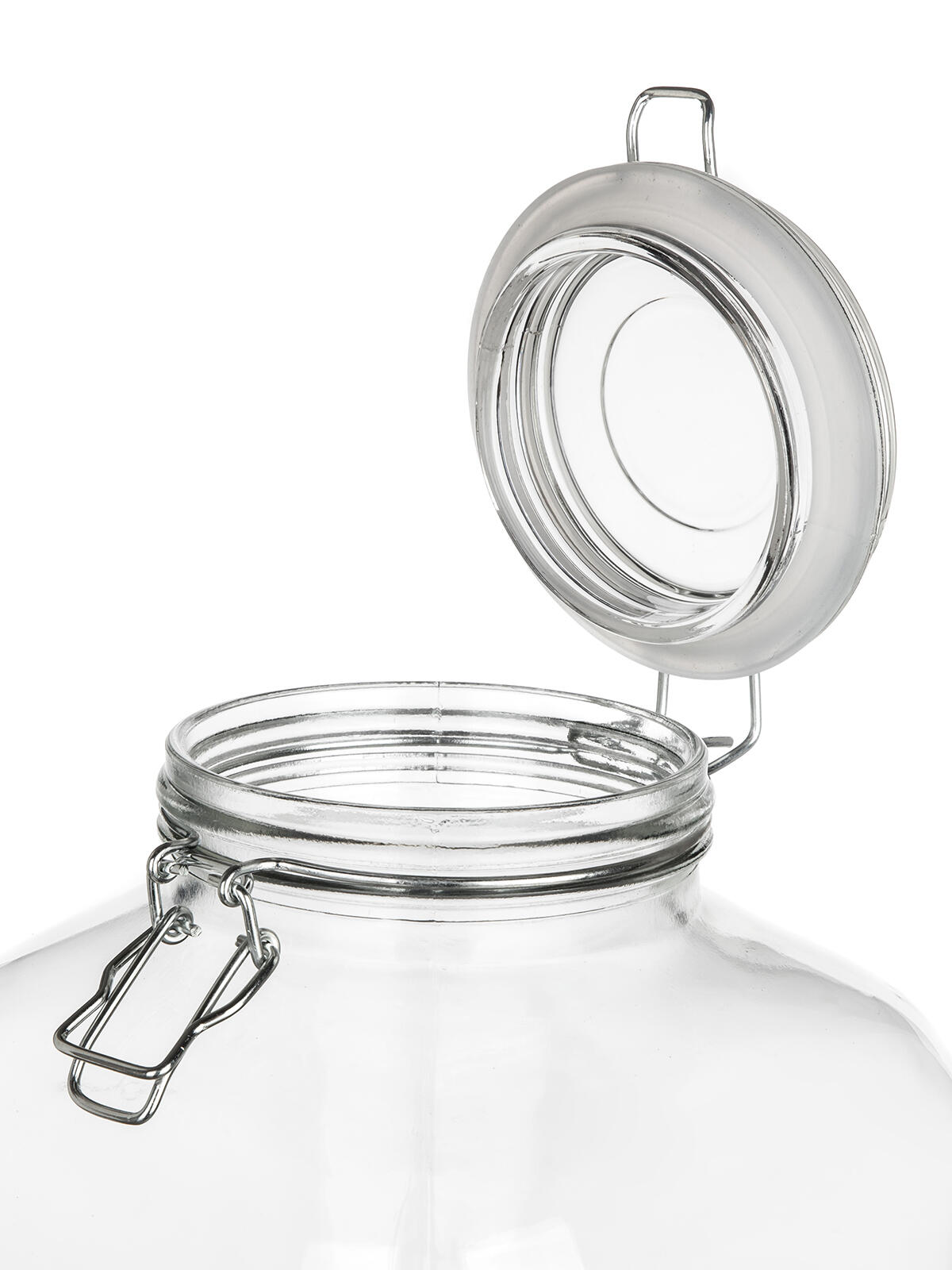 dóza hermetická hranatá 5000ml skl. s patent.uzávěrem EREA