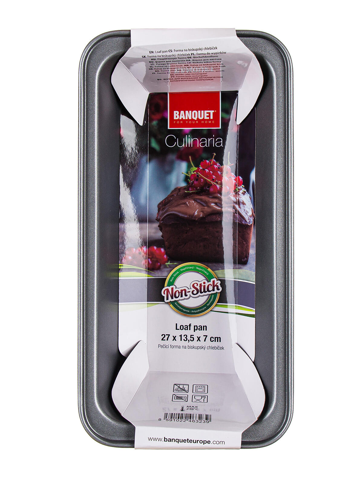 forma na biskupský chléb 27x13,5x7cm nepřiln.povrch CULINARIA 0.25 Kg MTA MAXMIX Sklad14 287282